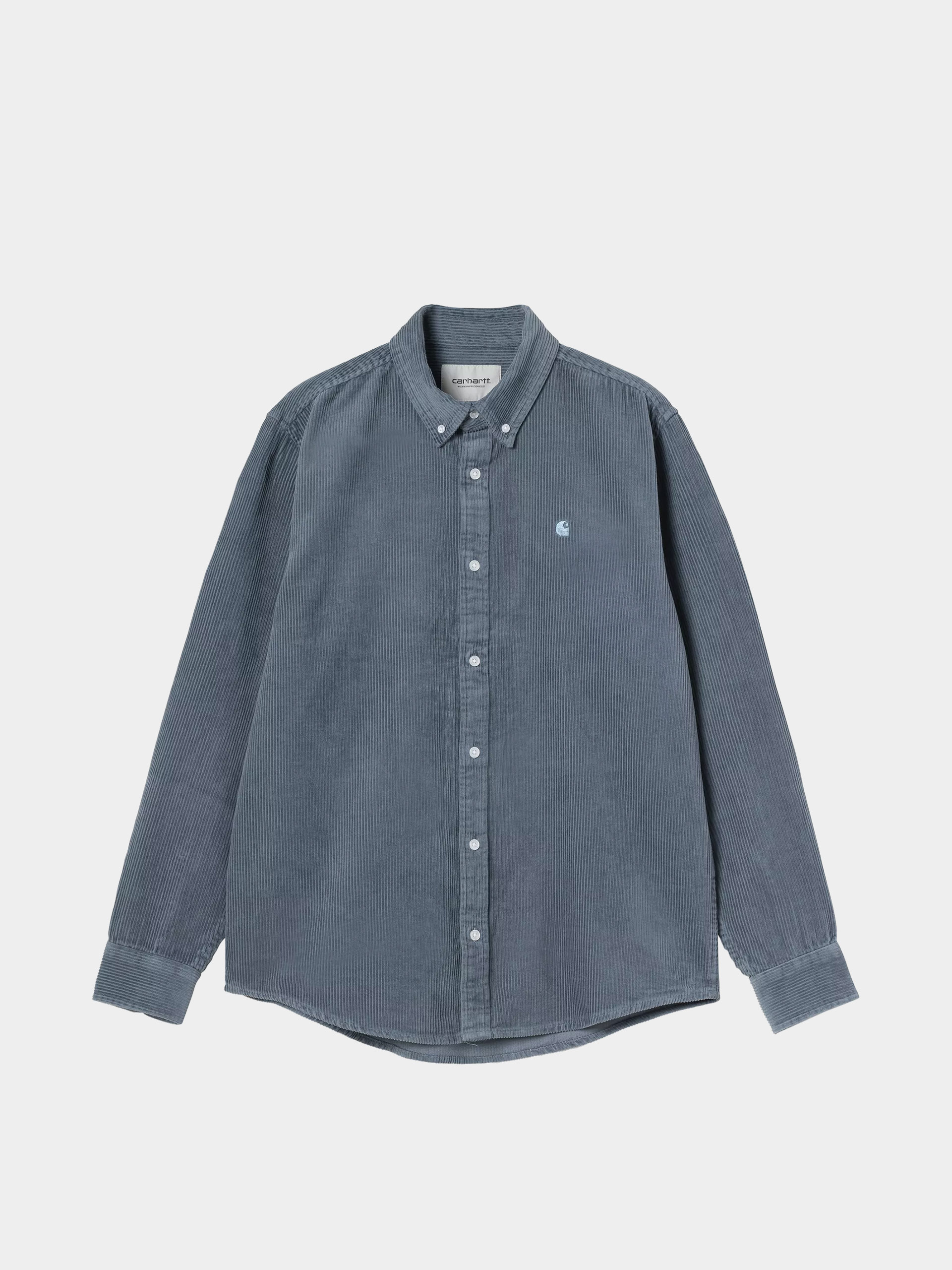 Carhartt WIP Hemd Madison Cord (angelite/angelite)
