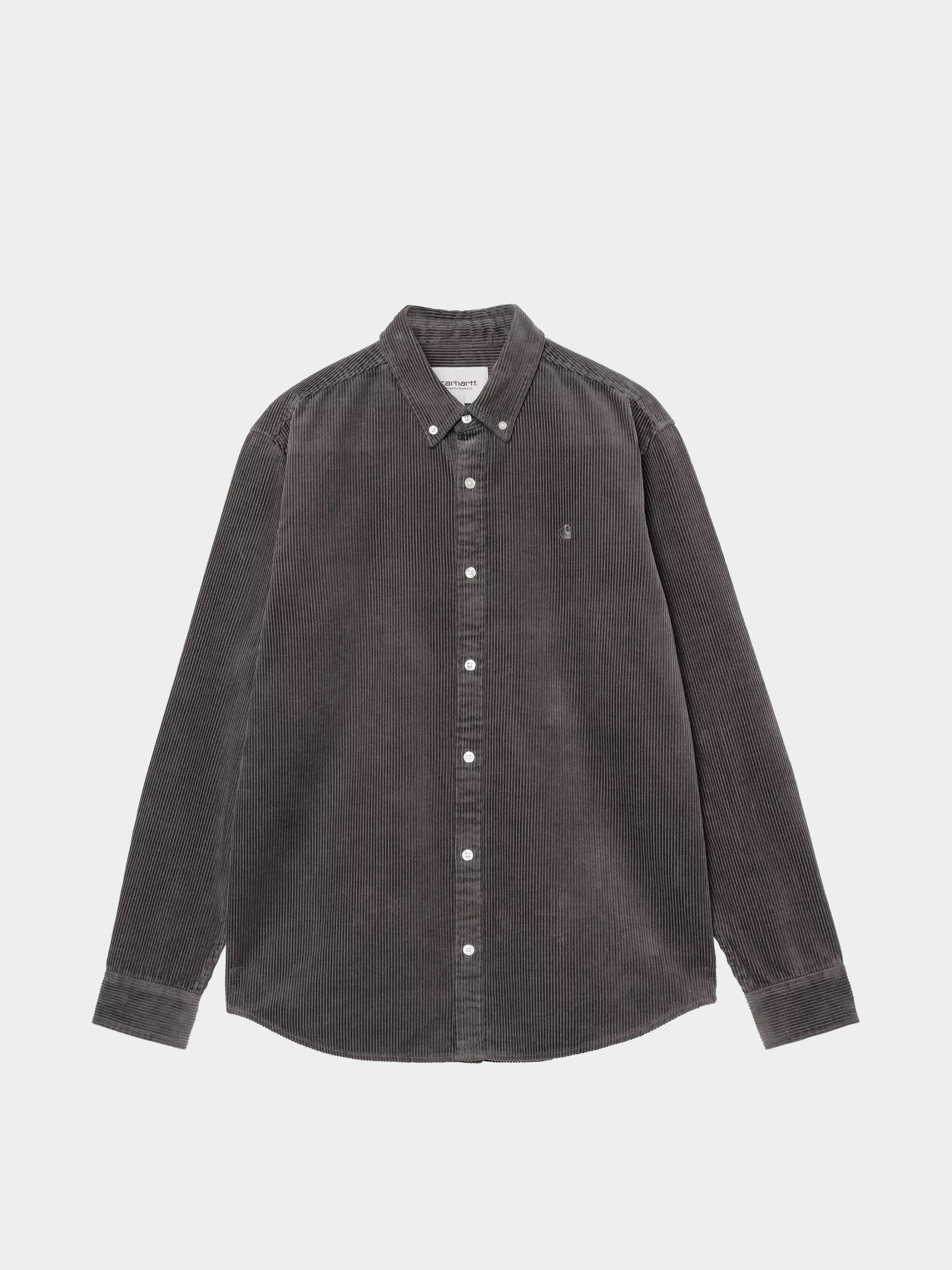 Carhartt WIP Shirt Madison Cord (graphite/graphite)