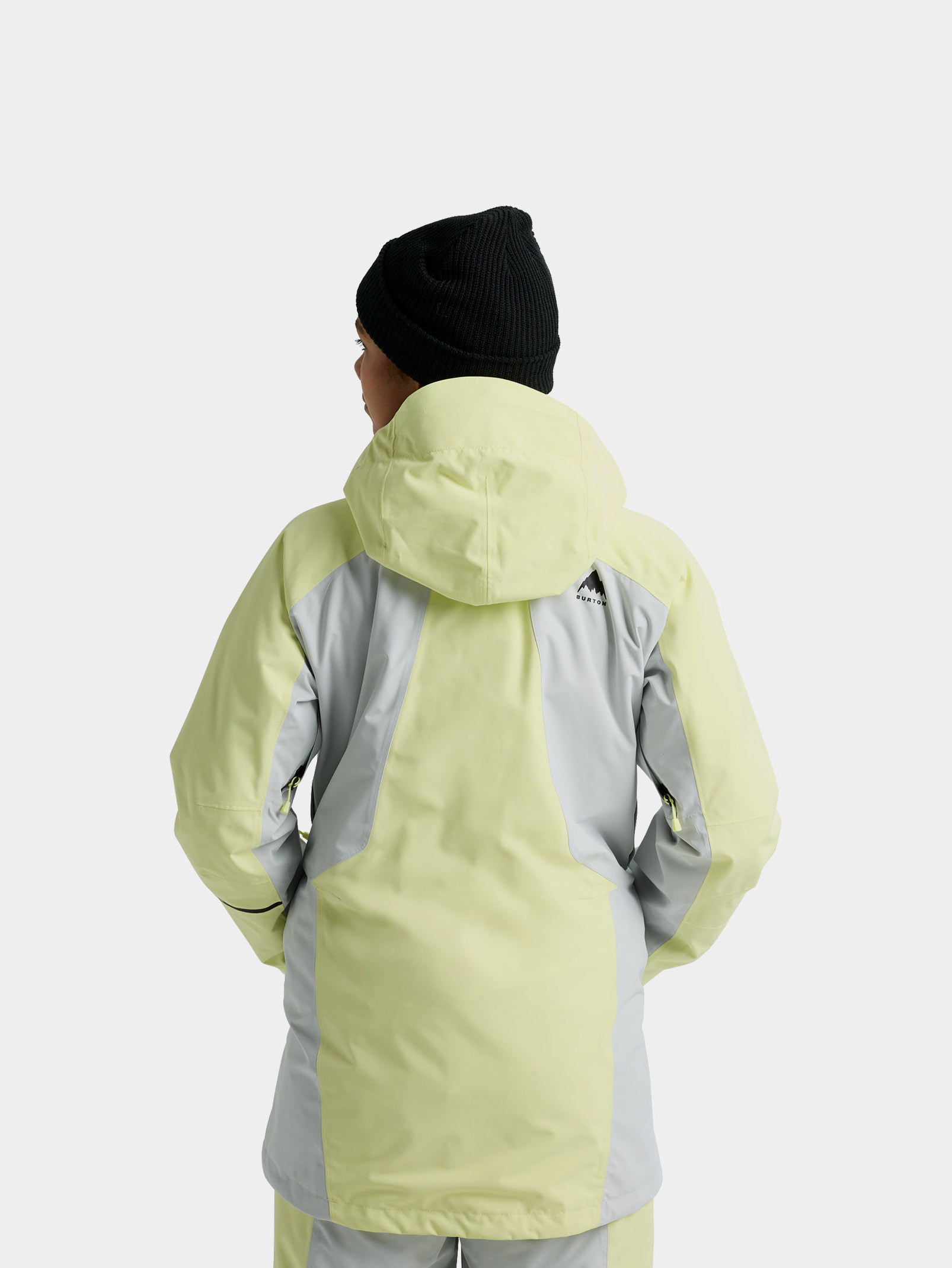Damen Burton Reserve 2L 3 In 1 Snowboard jacke (glow yellow green/gray cloud)