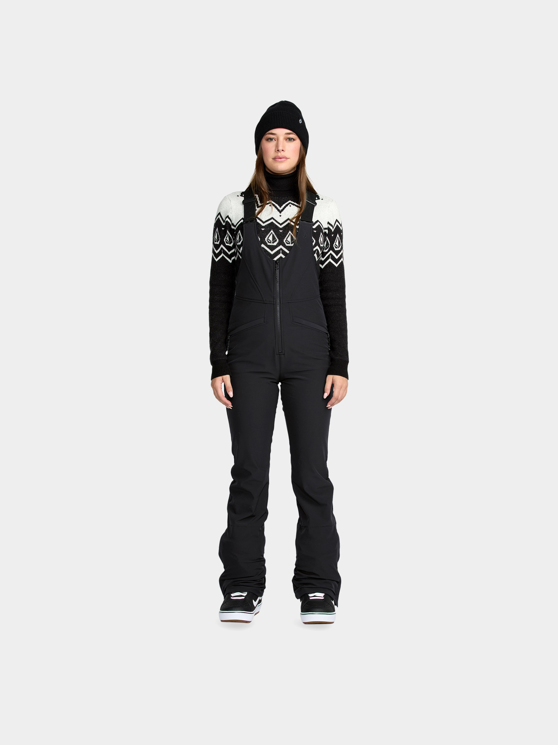 Volcom Snowboard pants Battle Stretch Bib Wmn (black)