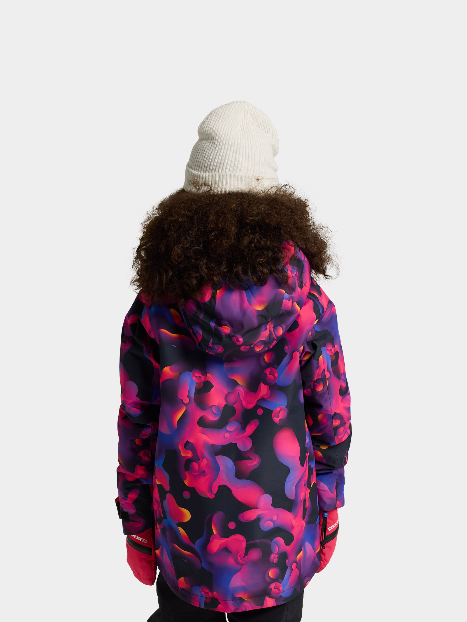 【極美品】BURTON サーモライト フードライナースノボジャケット ラバーロゴ Burton Snowboard jacket Skimmer JR - multicolor (lava lamp)