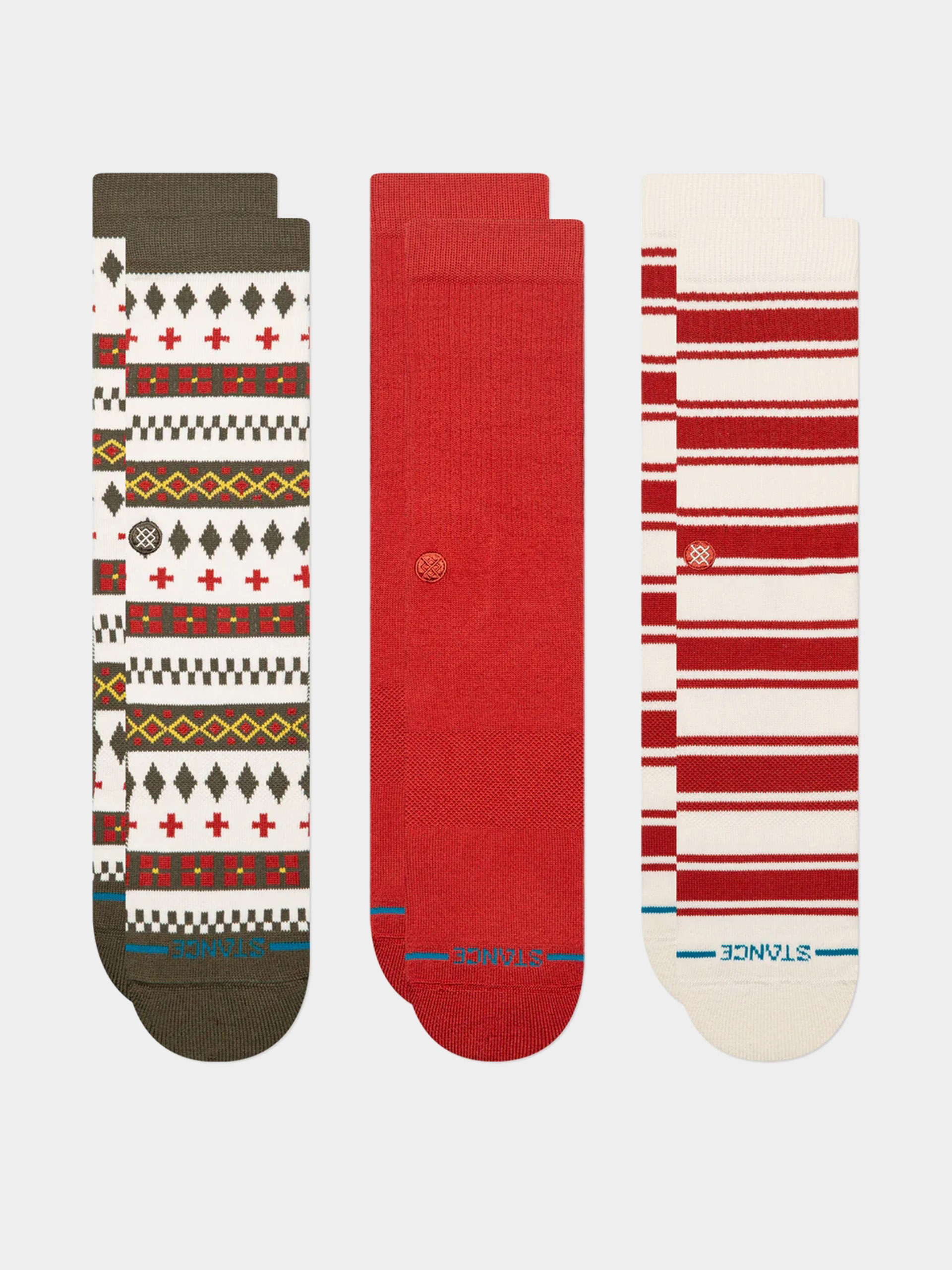Stance Socken Cabin Days Crew 3 Pack (multi)
