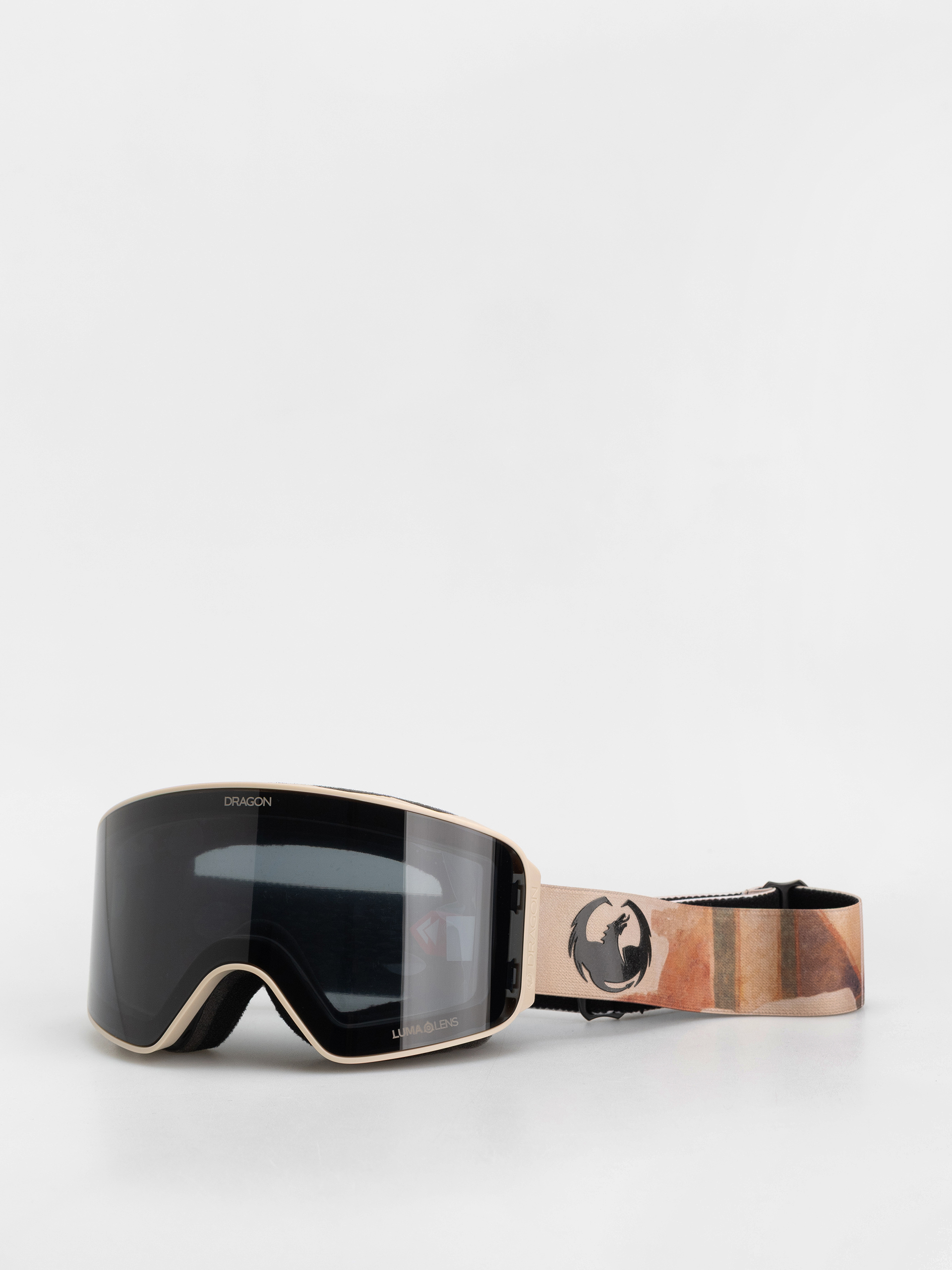 Dragon MXV Cross goggles - black (max mx gold/llgold ion clear)