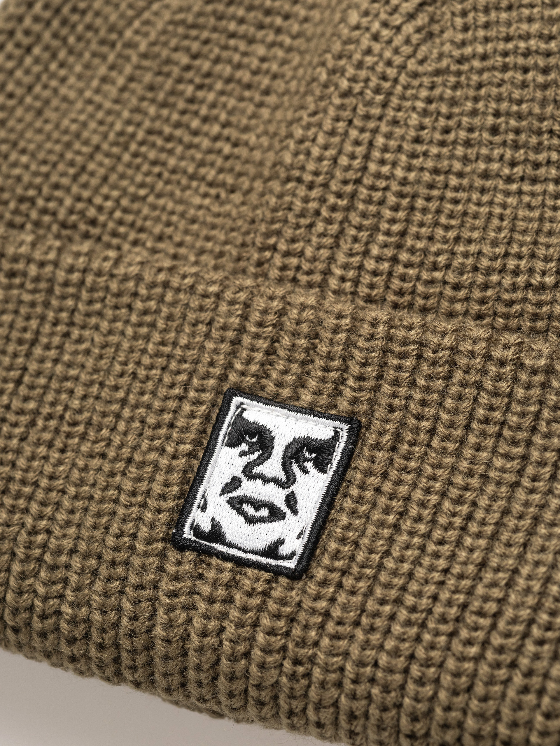 OBEY Mid Icon Patch Beanie (dull army)