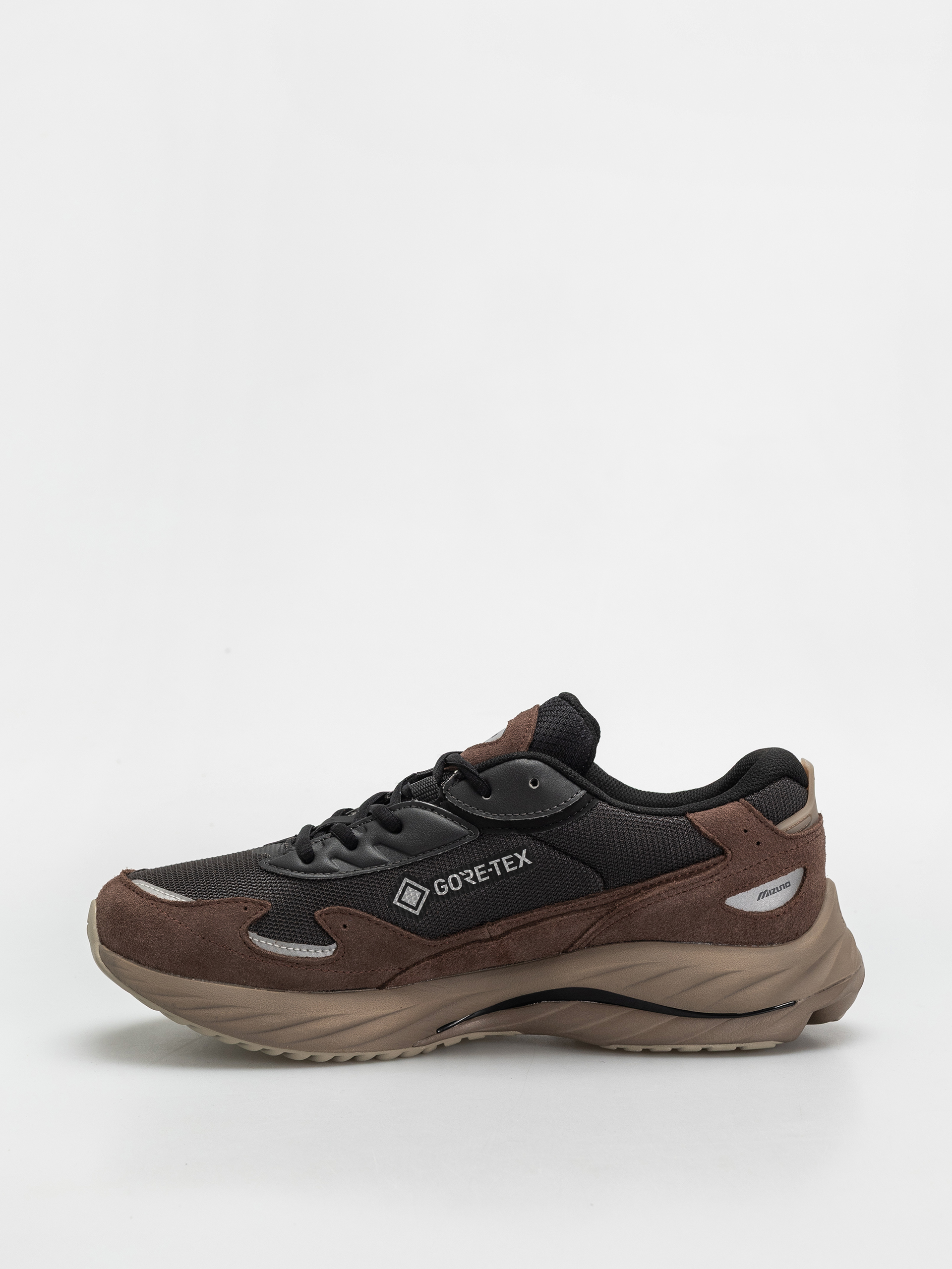 Mizuno Wave Rider GTX Shoes (black sand/black/chicory coffee)