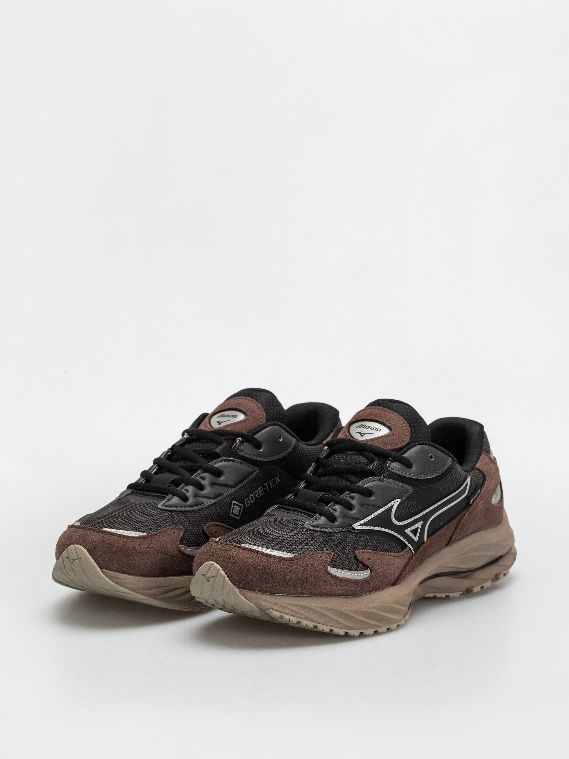 Mizuno Wave Rider GTX Shoes - brown, black (black sand/black