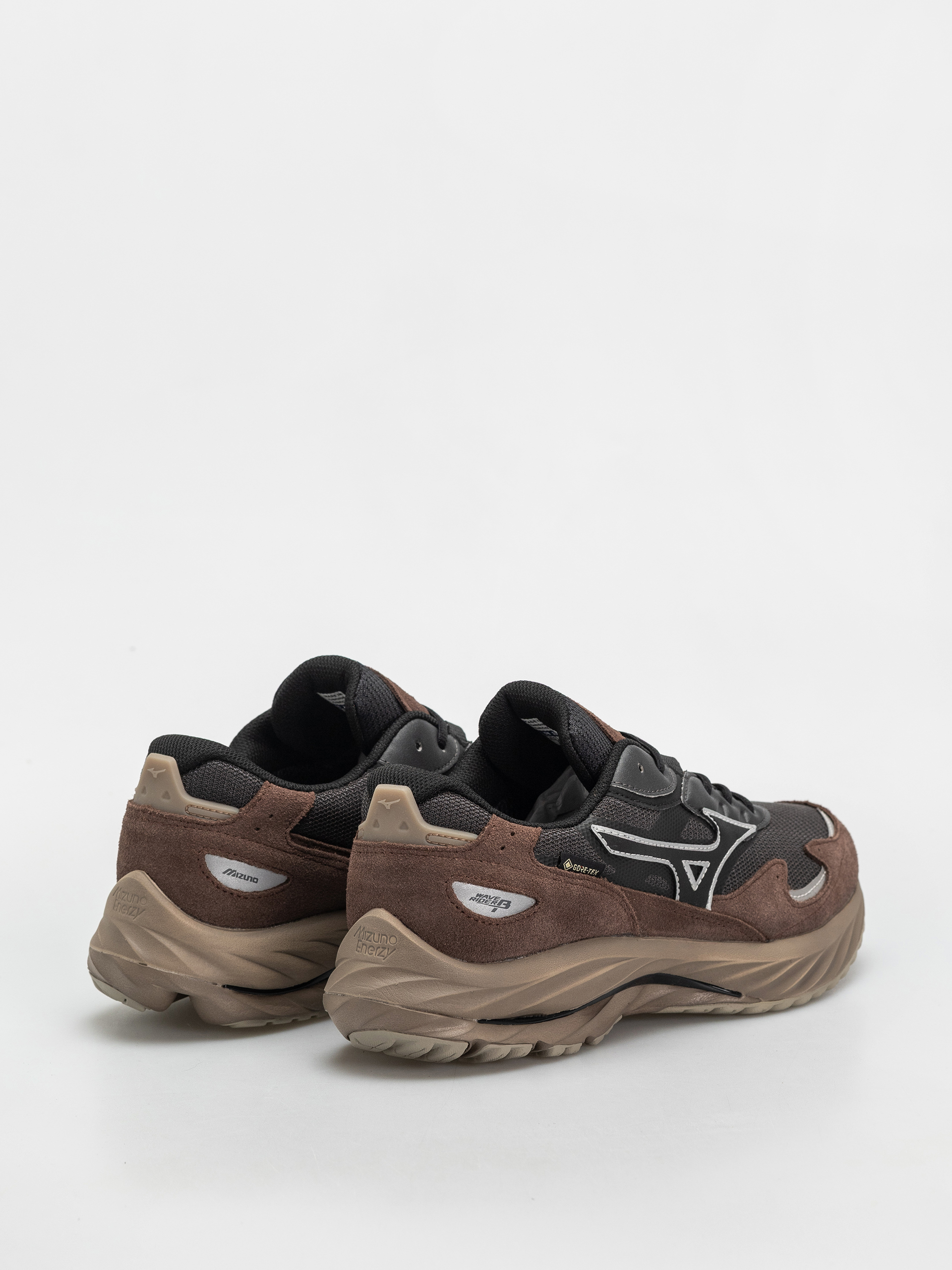 Mizuno Wave Rider GTX Schuhe (black sand/black/chicory coffee)