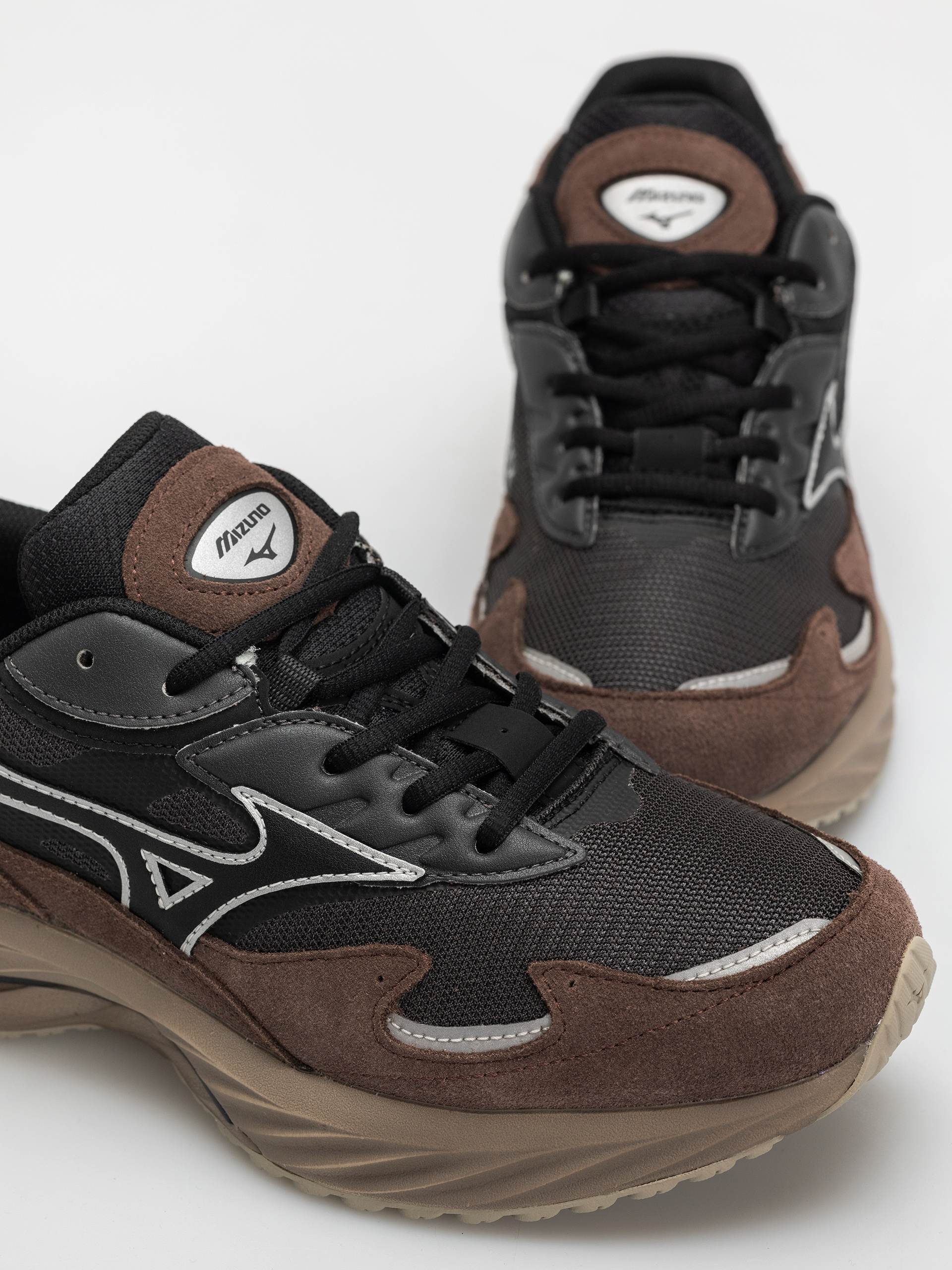 Mizuno Wave Rider GTX Shoes - brown, black (black sand/black