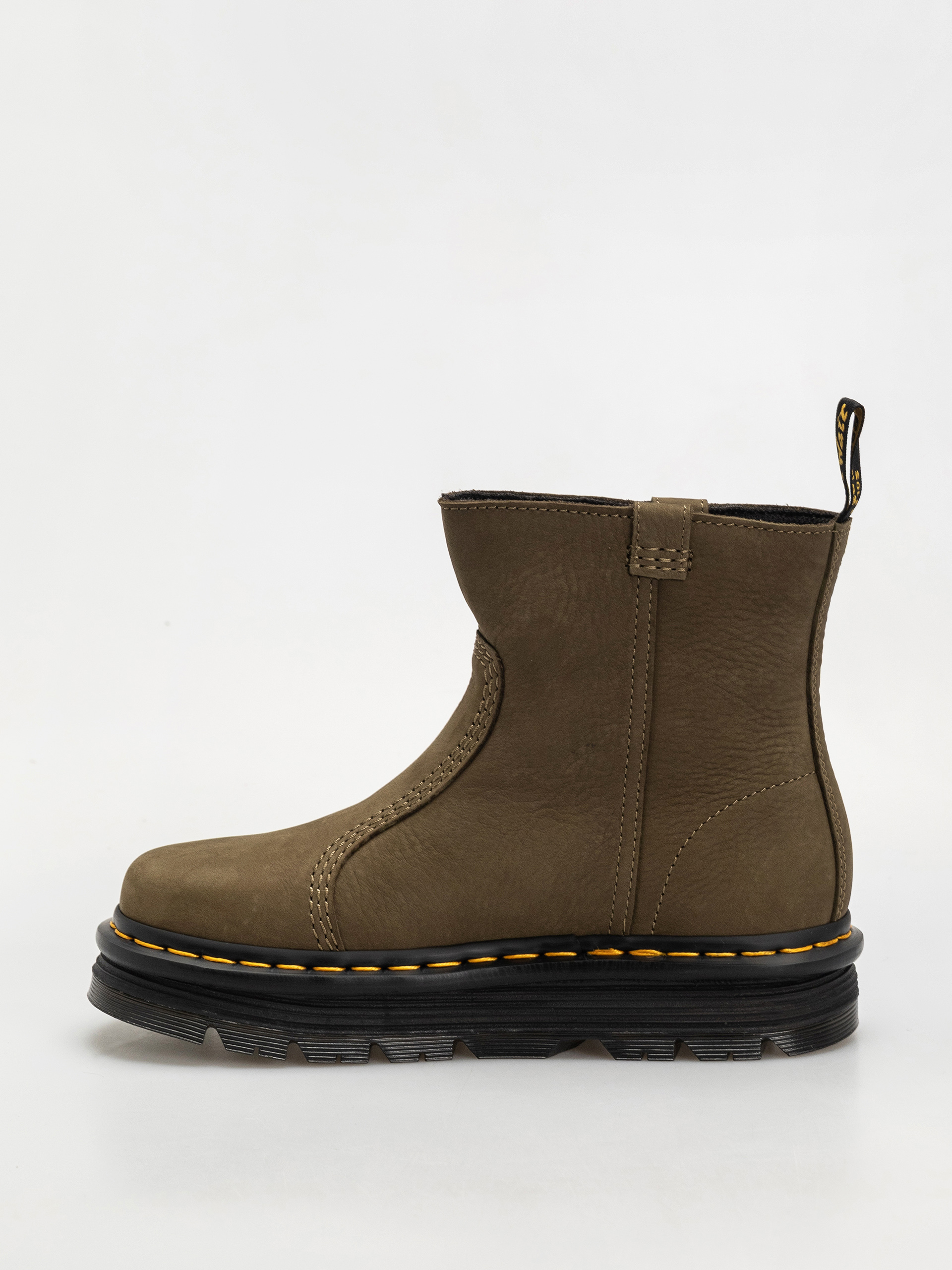Dr. Martens ZebZag Rigger Rigger Wmn Shoes (dms olive milled nubuck wp)