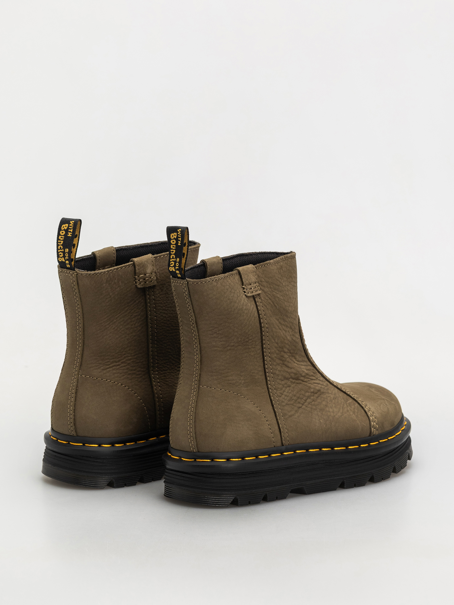 Dr. Martens ZebZag Rigger Rigger Wmn Shoes (dms olive milled nubuck wp)