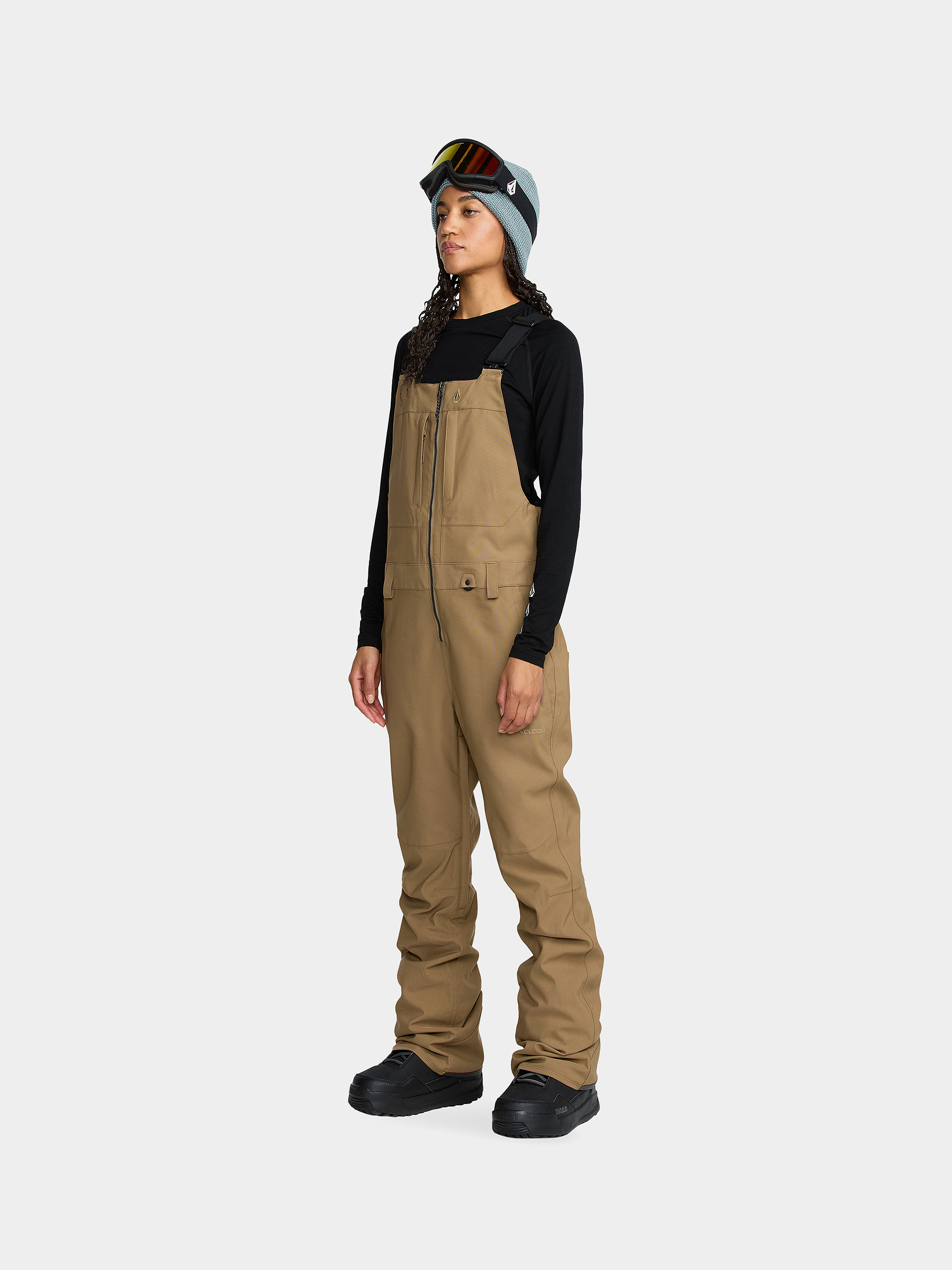 Damen Volcom Snowboard Hose Swift Bib Overall (bronze)