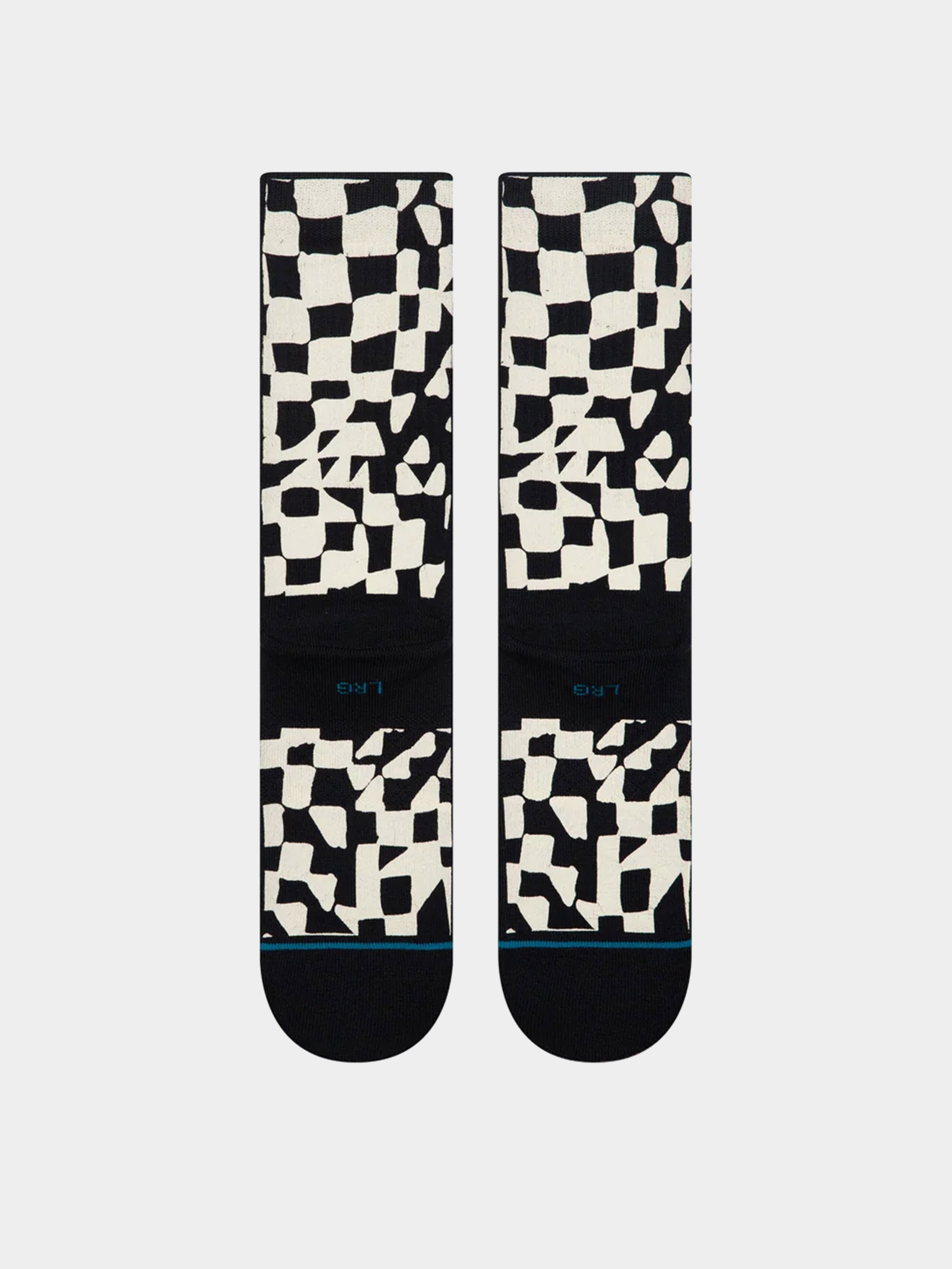 Stance Socks Wave Check Crew (black)