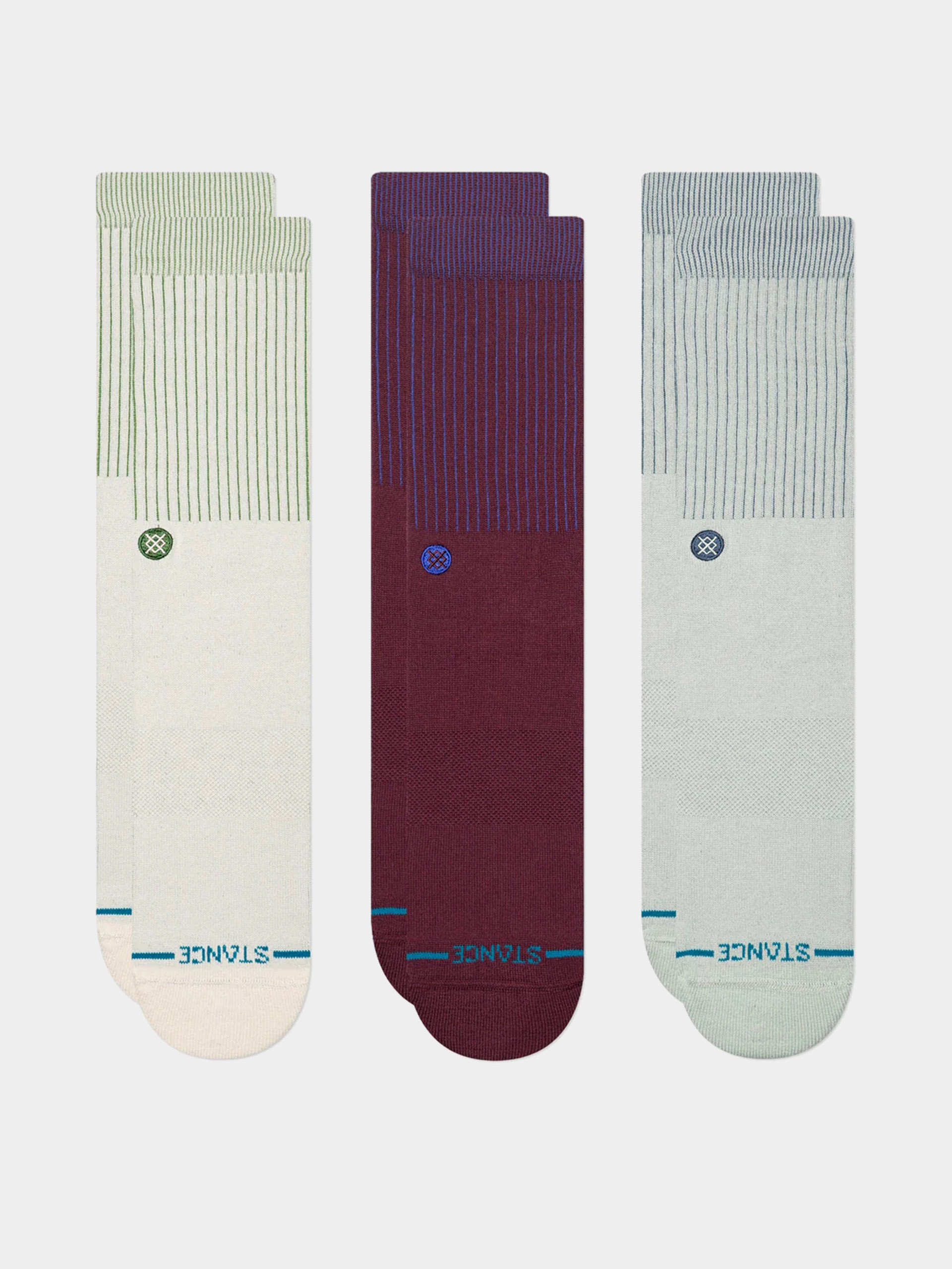 Stance Socks Icon Pop Crew 3 Pack (canvas)