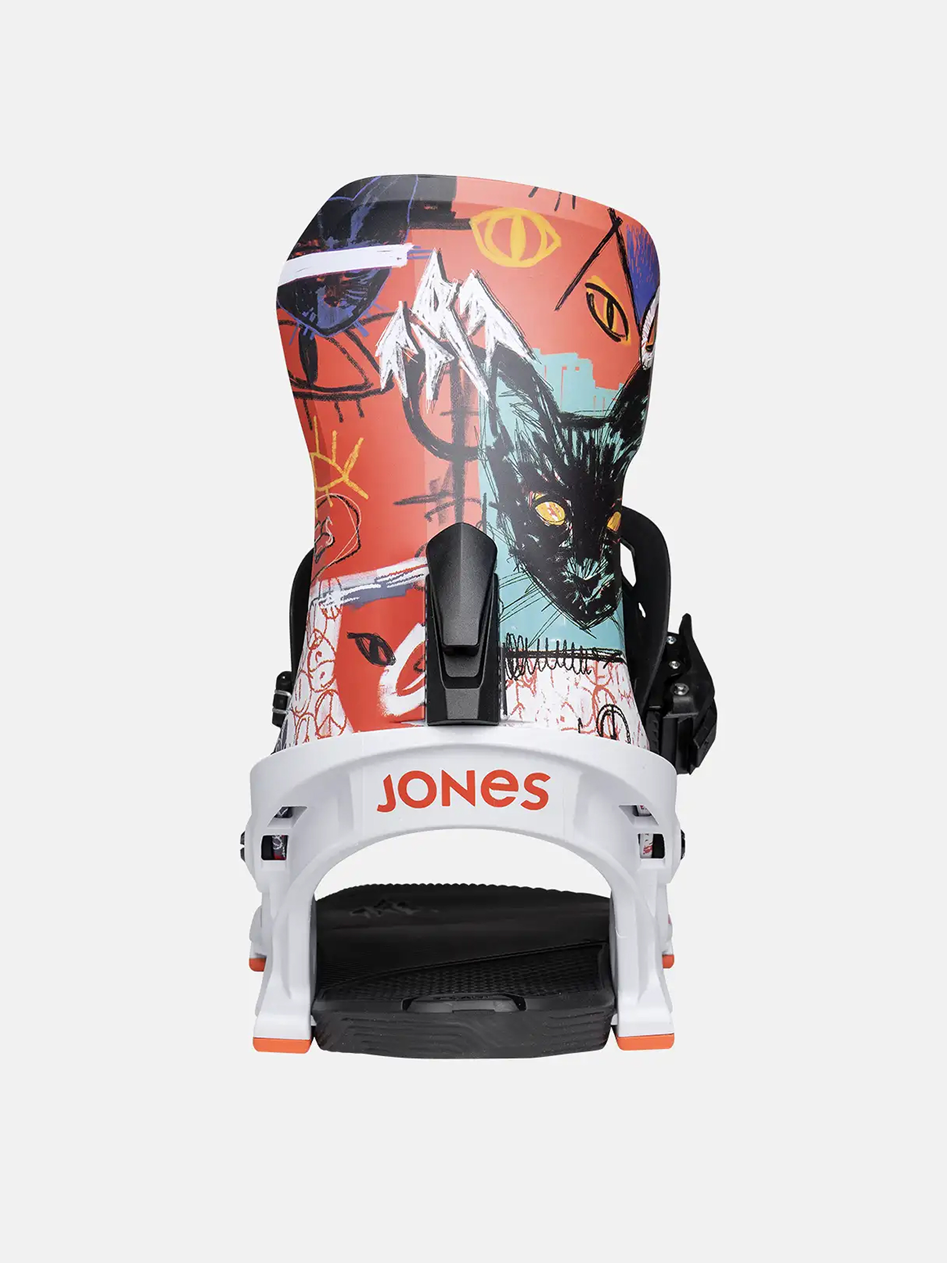 Mens Jones Snowboards Snowboard bindings Meteorite (rallycat white)