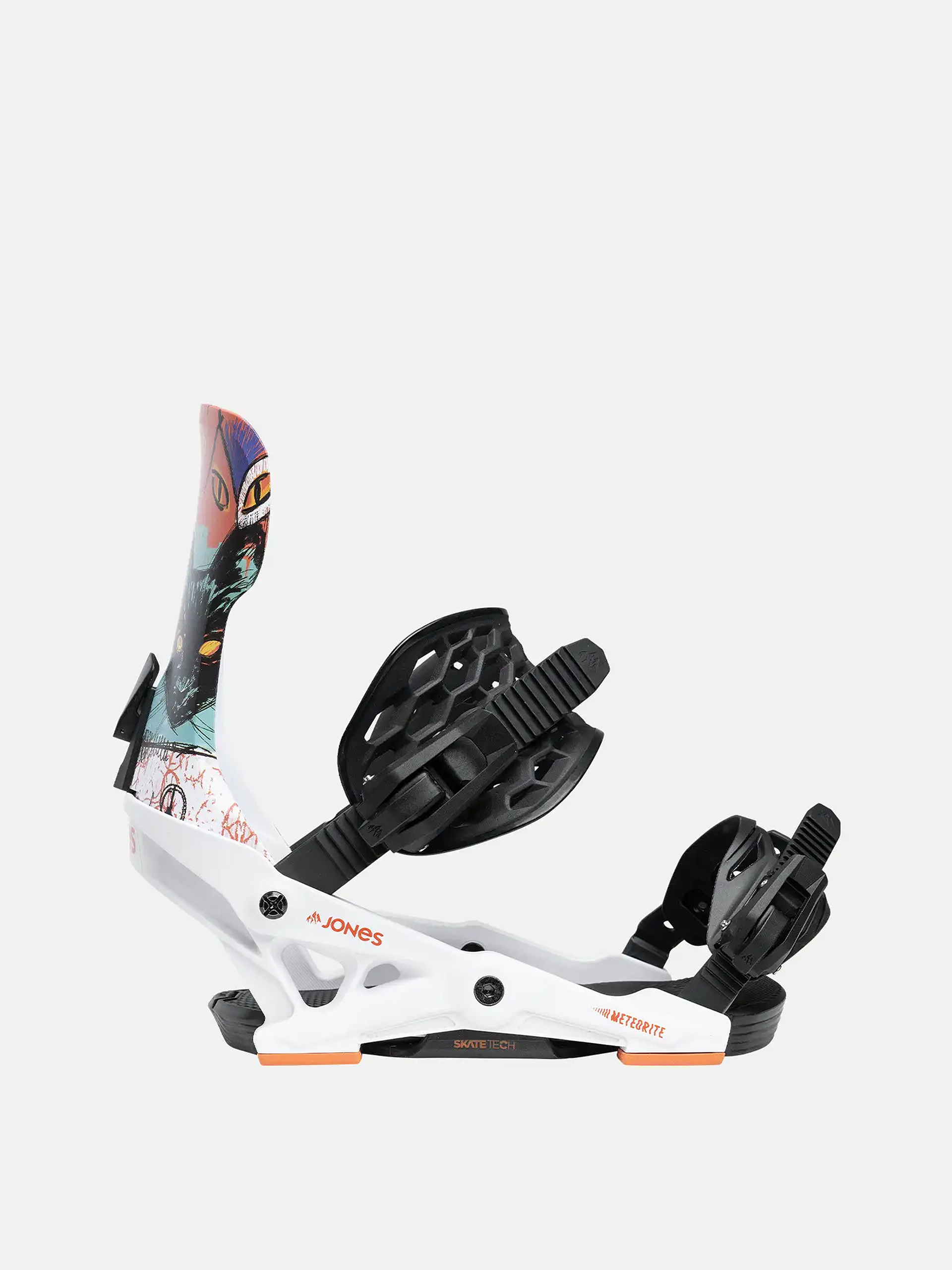 Mens Jones Snowboards Snowboard bindings Meteorite (rallycat white)
