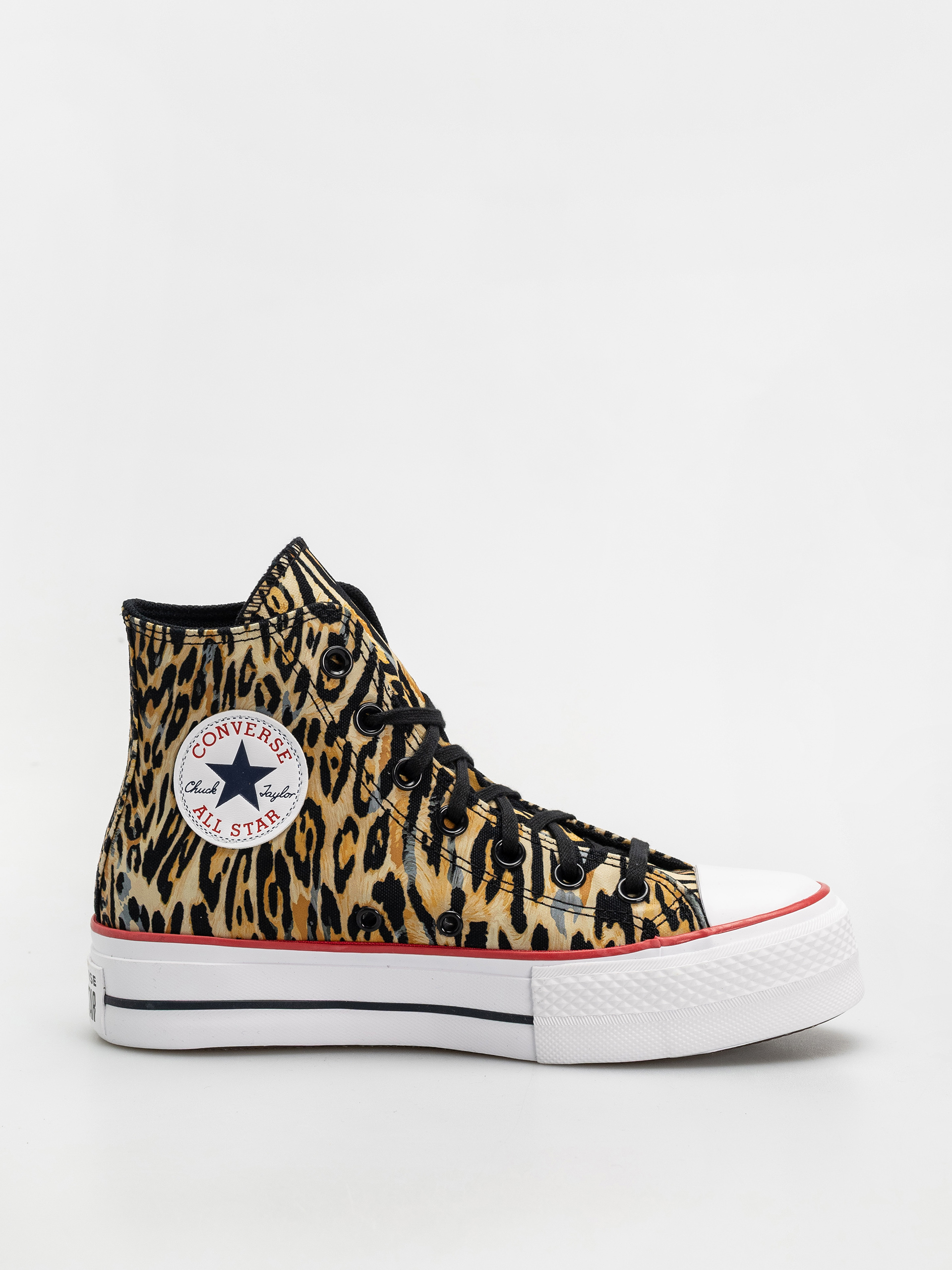 Converse Chuck Taylor All Star Lift Hi Wmn Chucks (black/white/red)