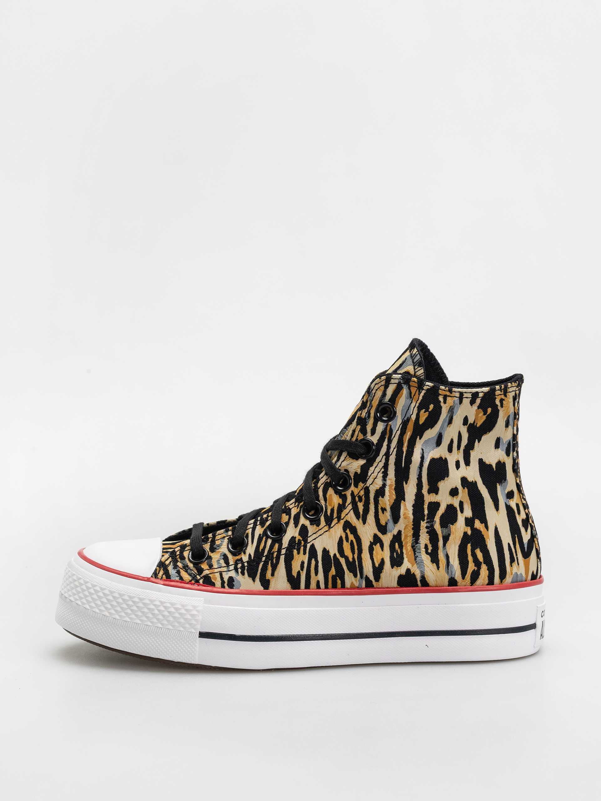 Converse Chuck Taylor All Star Lift Hi Wmn Chucks (black/white/red)