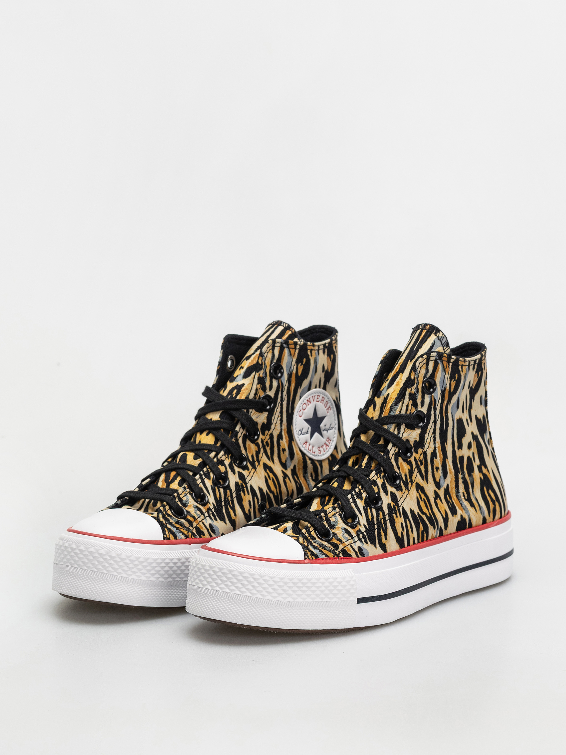 Converse Chuck Taylor All Star Lift Hi Wmn Chucks (black/white/red)