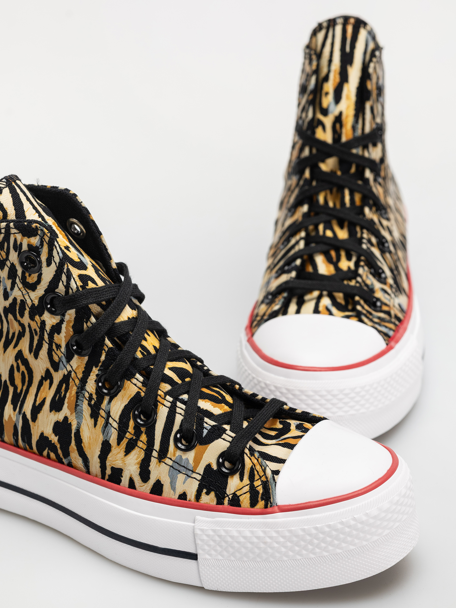 Converse Chuck Taylor All Star Lift Hi Wmn Chucks (black/white/red)