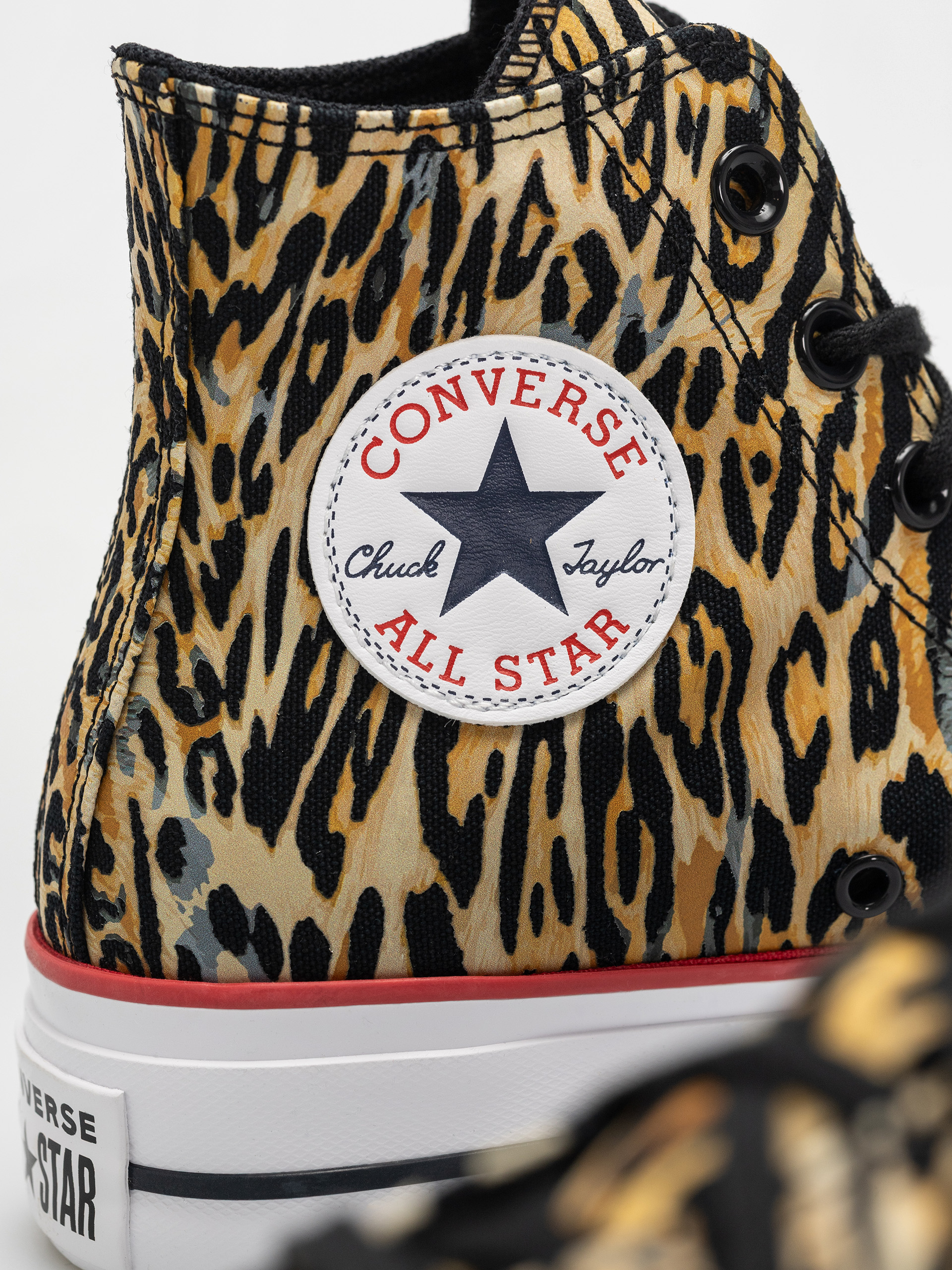 Converse Chuck Taylor All Star Lift Hi Wmn Chucks (black/white/red)