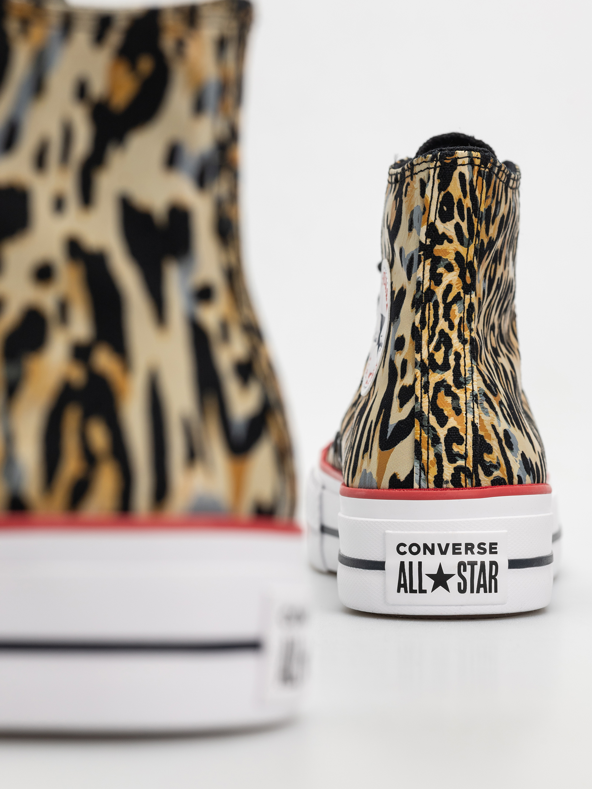 Converse Chuck Taylor All Star Lift Hi Wmn Chucks (black/white/red)