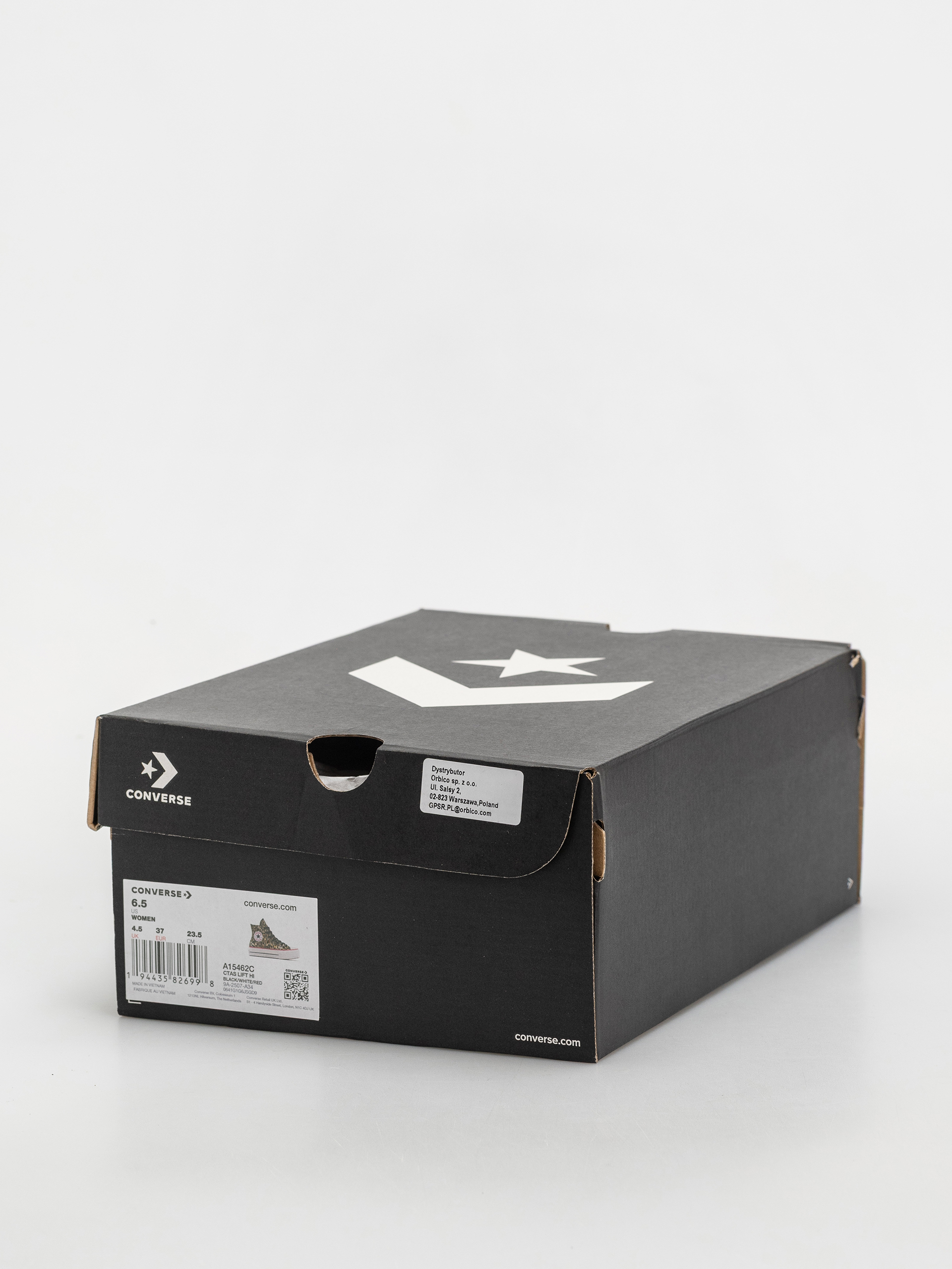 Converse Chuck Taylor All Star Lift Hi Wmn Chucks (black/white/red)