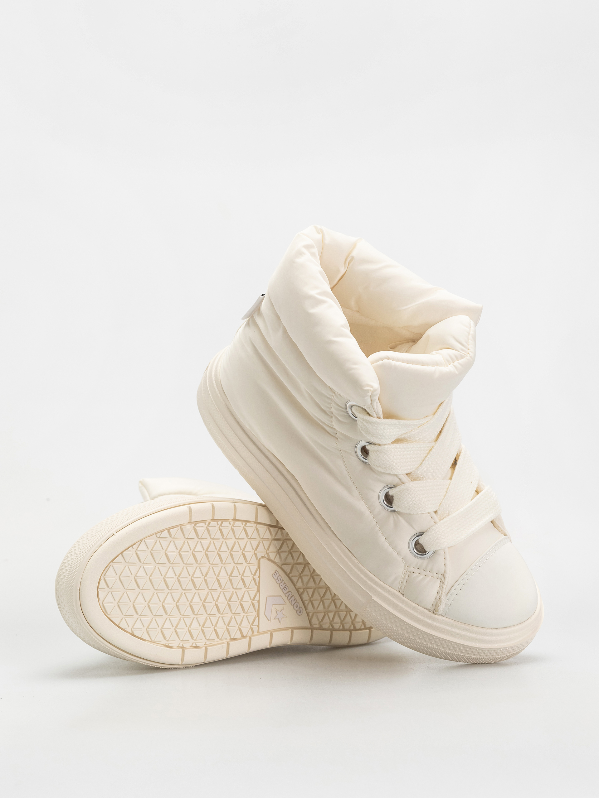 Converse Chuck Taylor All Star Elements Boot Mid Shoes (egret/egret/black)