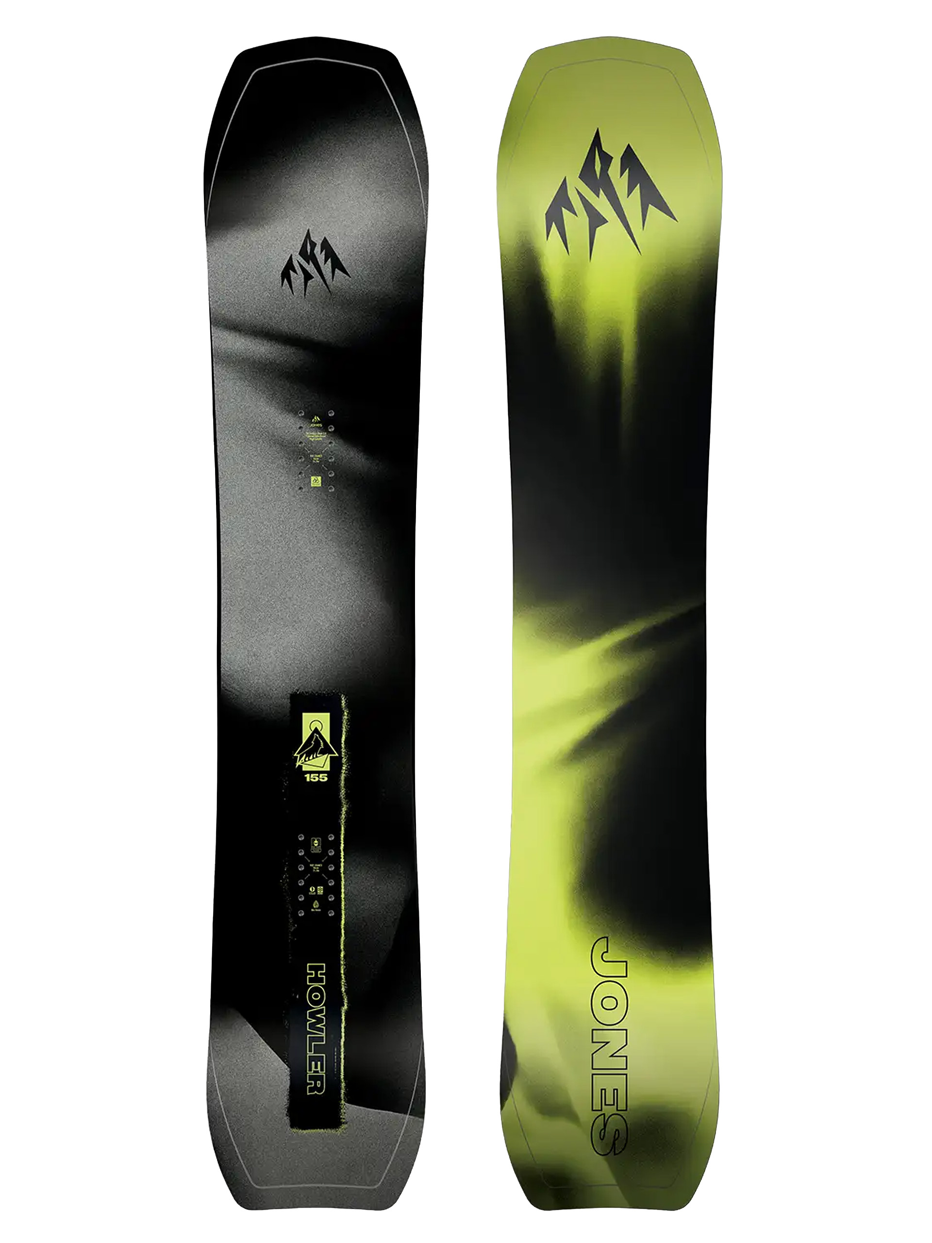 Herren Jones Snowboards Snowboard Howler (black)