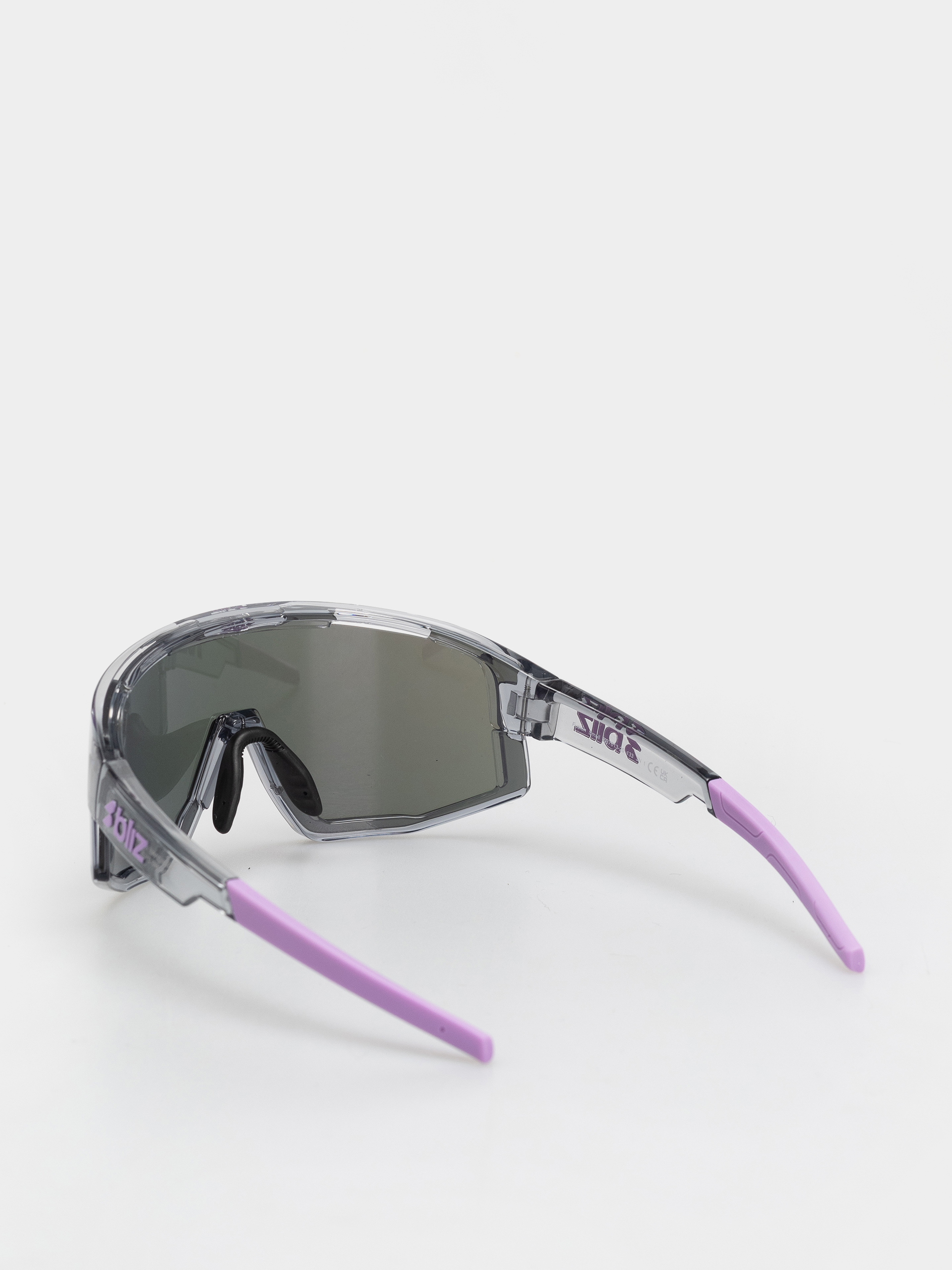 Bliz Fusion Small Sonnenbrille (crystal black/grey w putple multi)