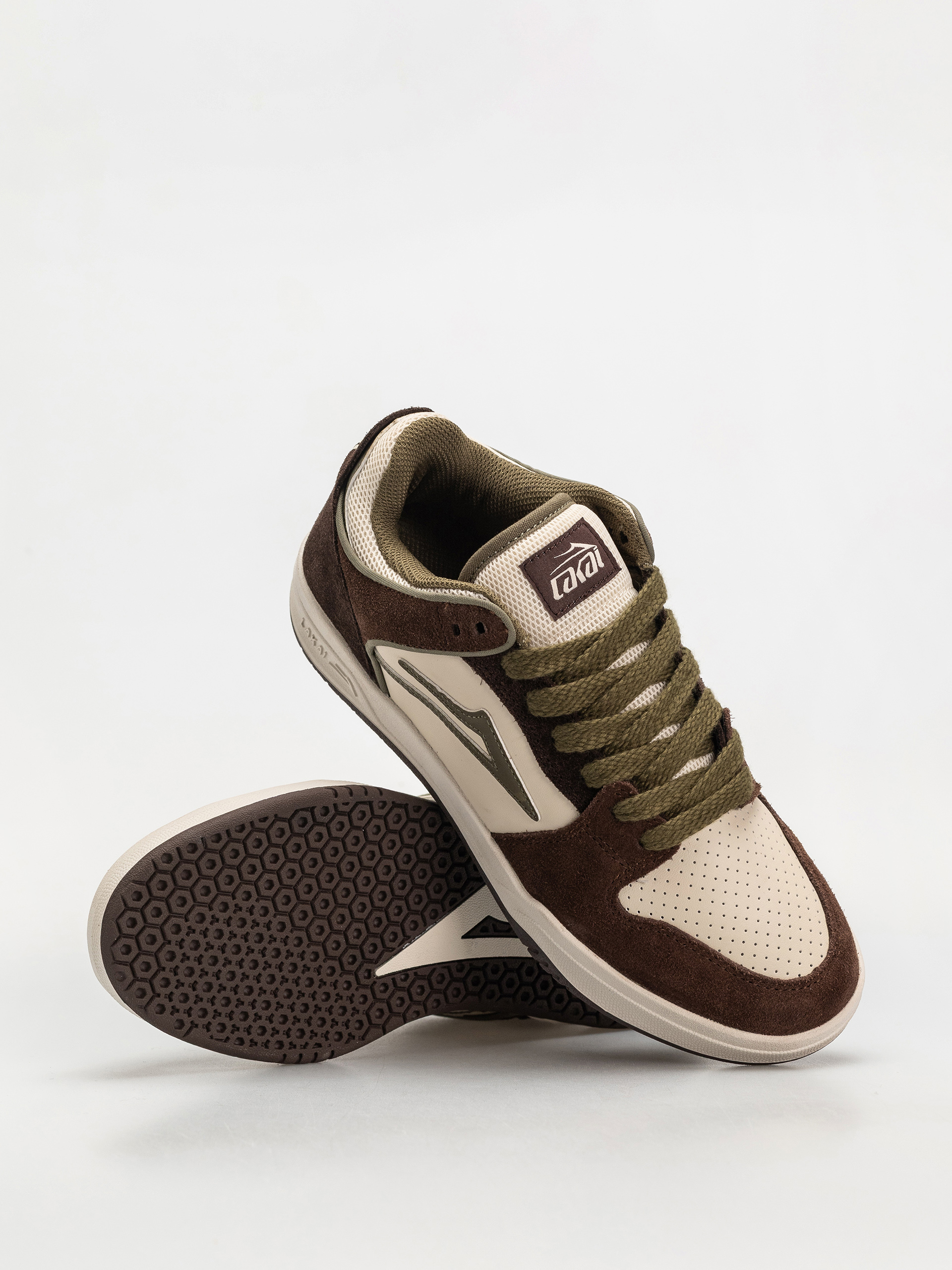 Lakai Telford Low Shoes (chestnut suede birch brown)