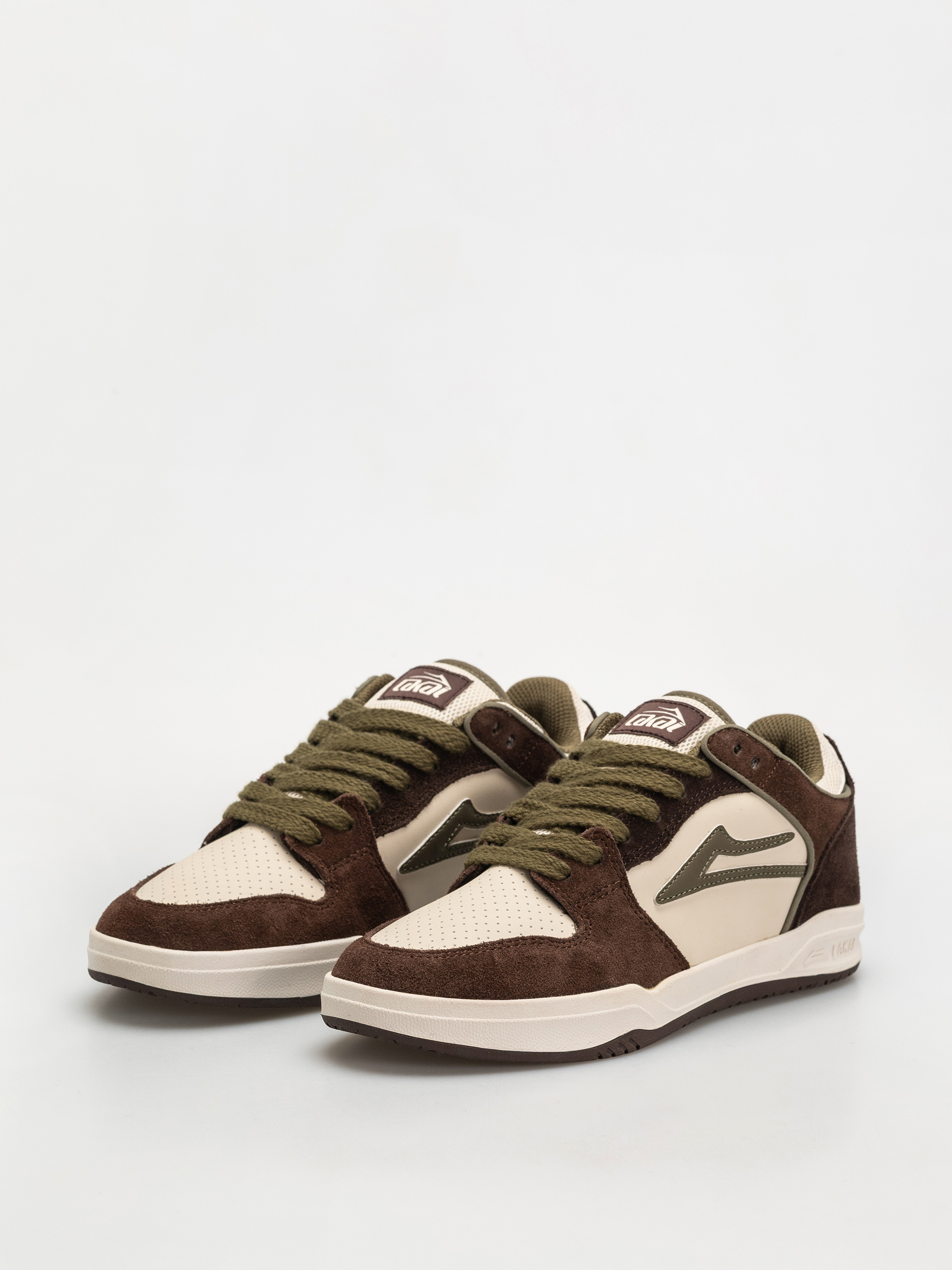 Lakai Telford Low Shoes (chestnut suede birch brown)