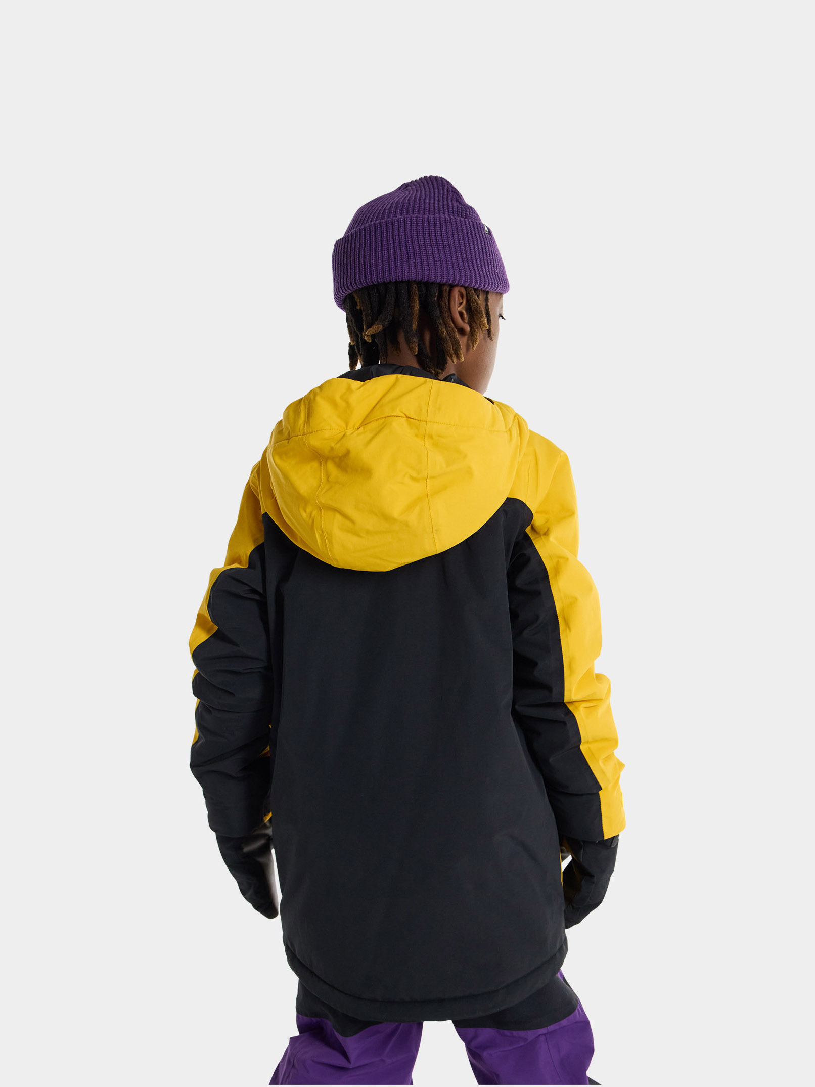 Burton Snowboard jacket Ascutney 2L JR - yellow (goldenrod/true black)