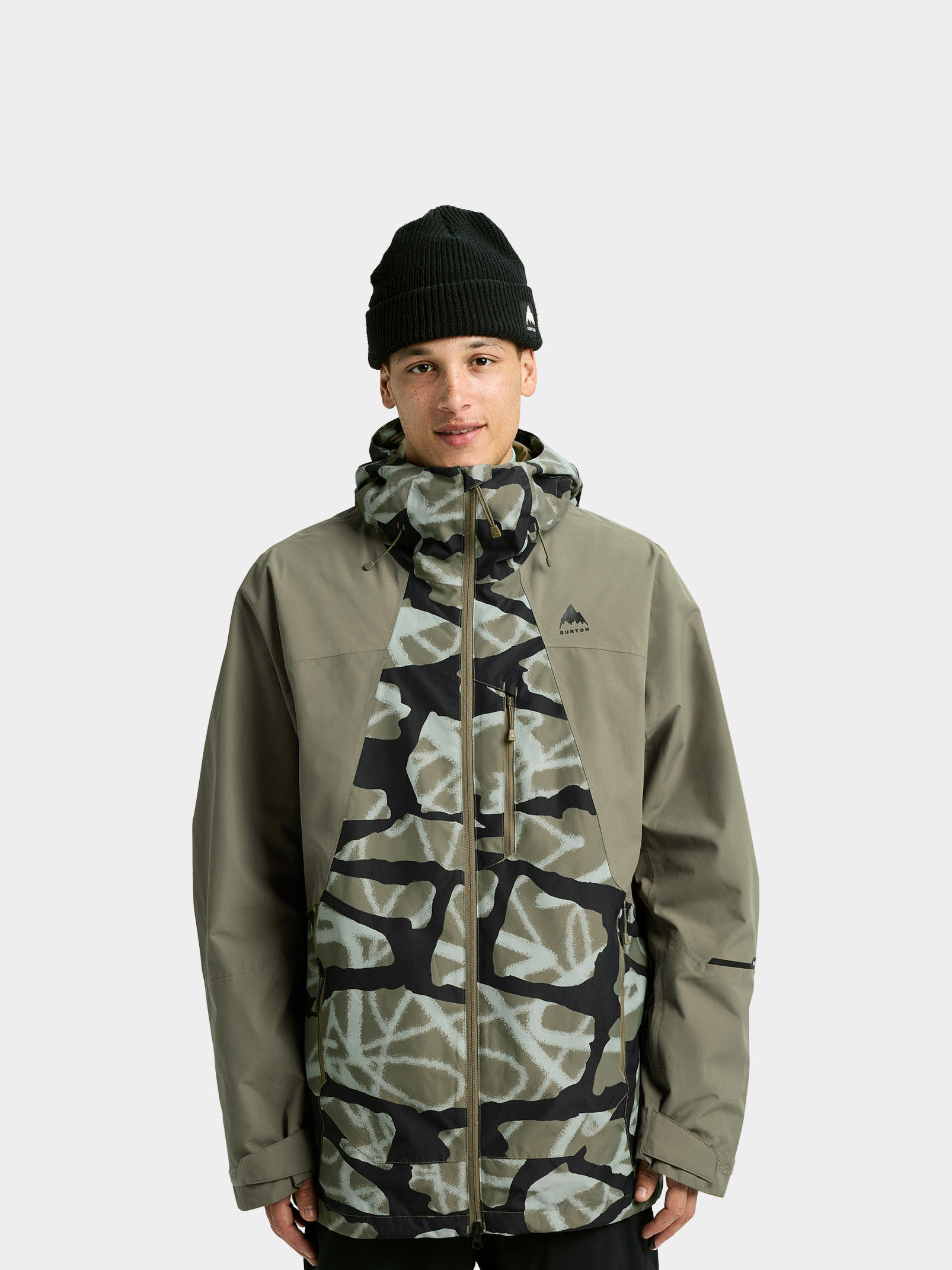 Burton Snowboard jacket Reserve 2L (graffiti camo/forest moss)