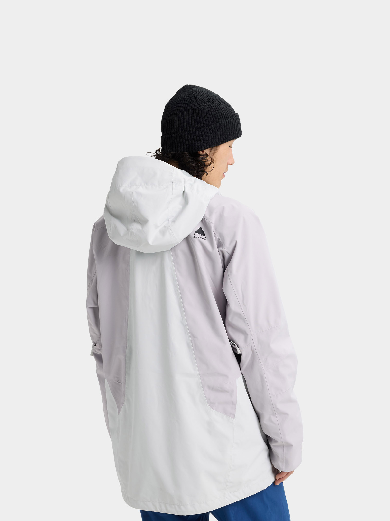 Mens Burton Snowboard jacket Reserve 2L (gray cloud/washed lavender)