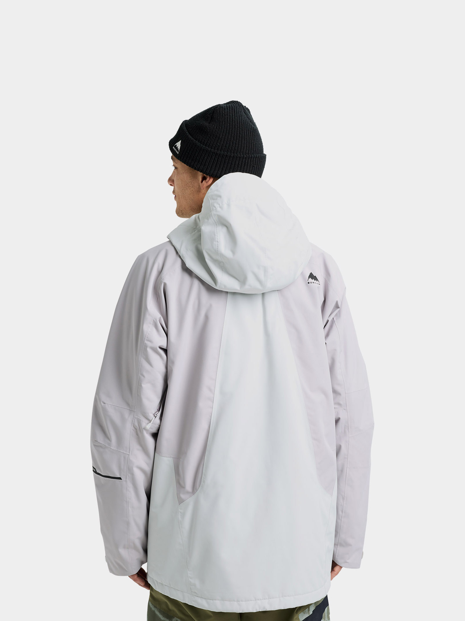 Mens Burton Snowboard jacket Reserve 2L Insulated (gray cloud/washed lavender)