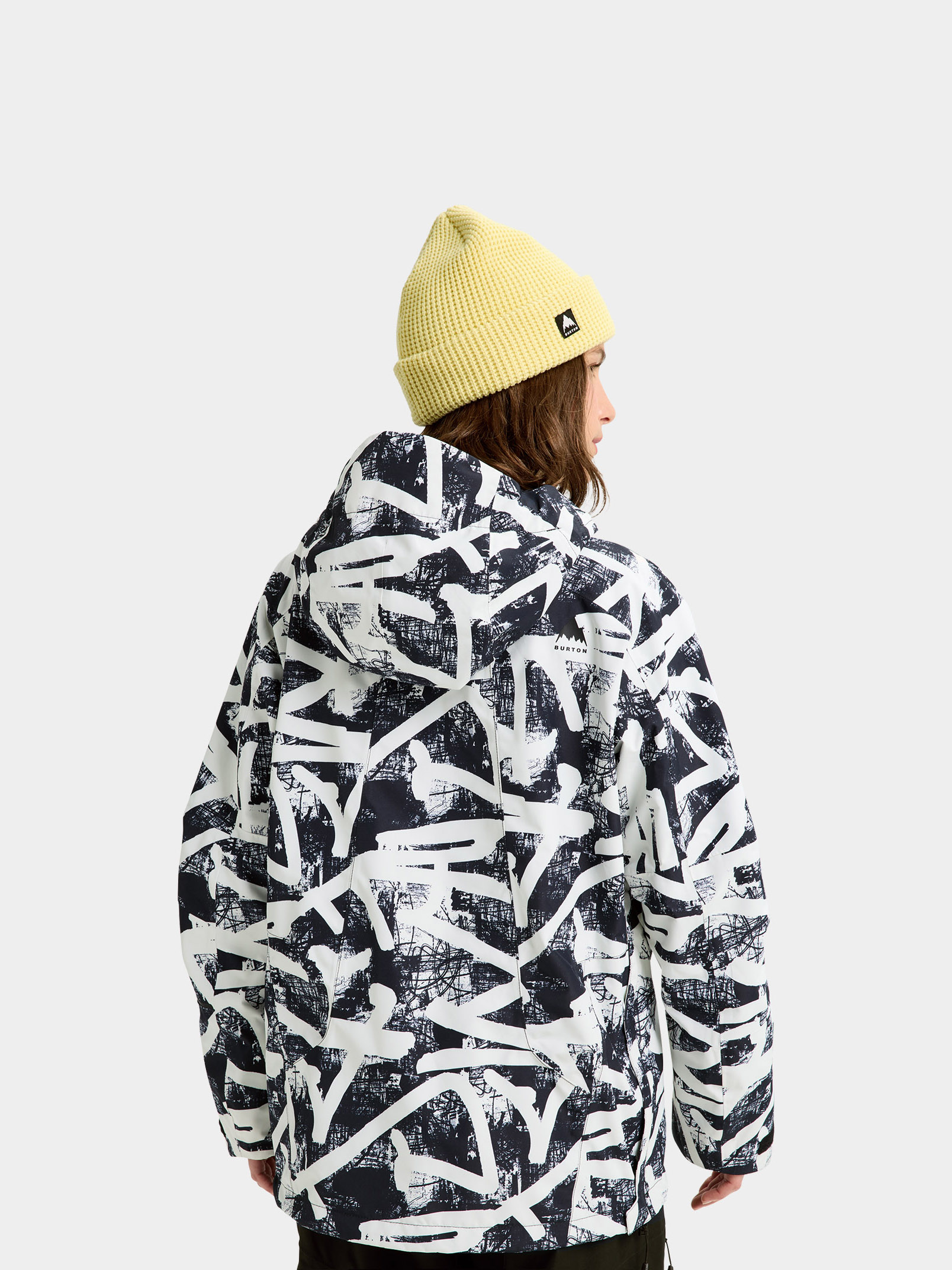 BURTON スノーボードジャケット ホワイト/ブラック Burton Snowboard jacket Reserve 2L Relaxed Anorak Wmn - white