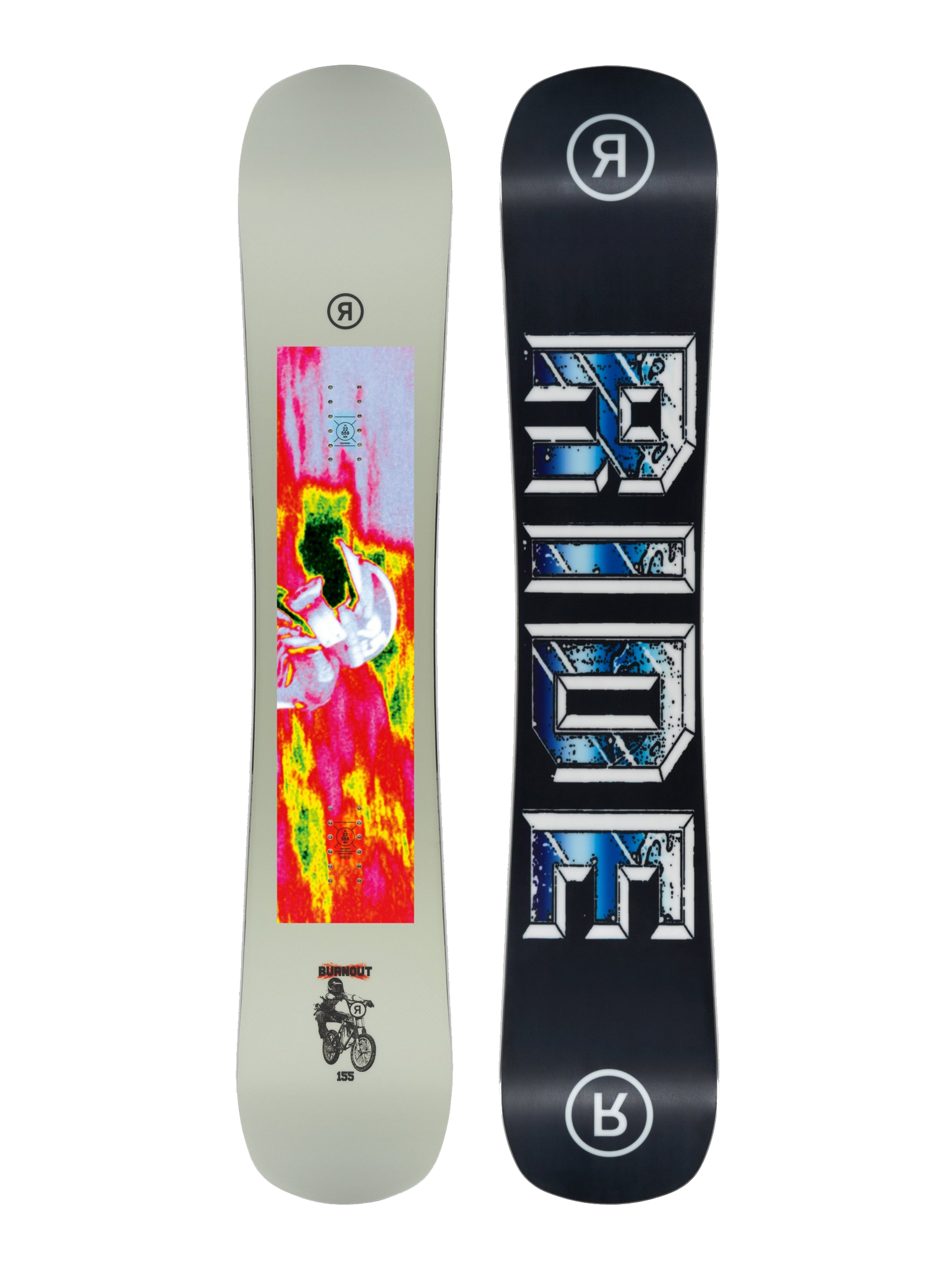 Herren Ride Snowboard Burnout
