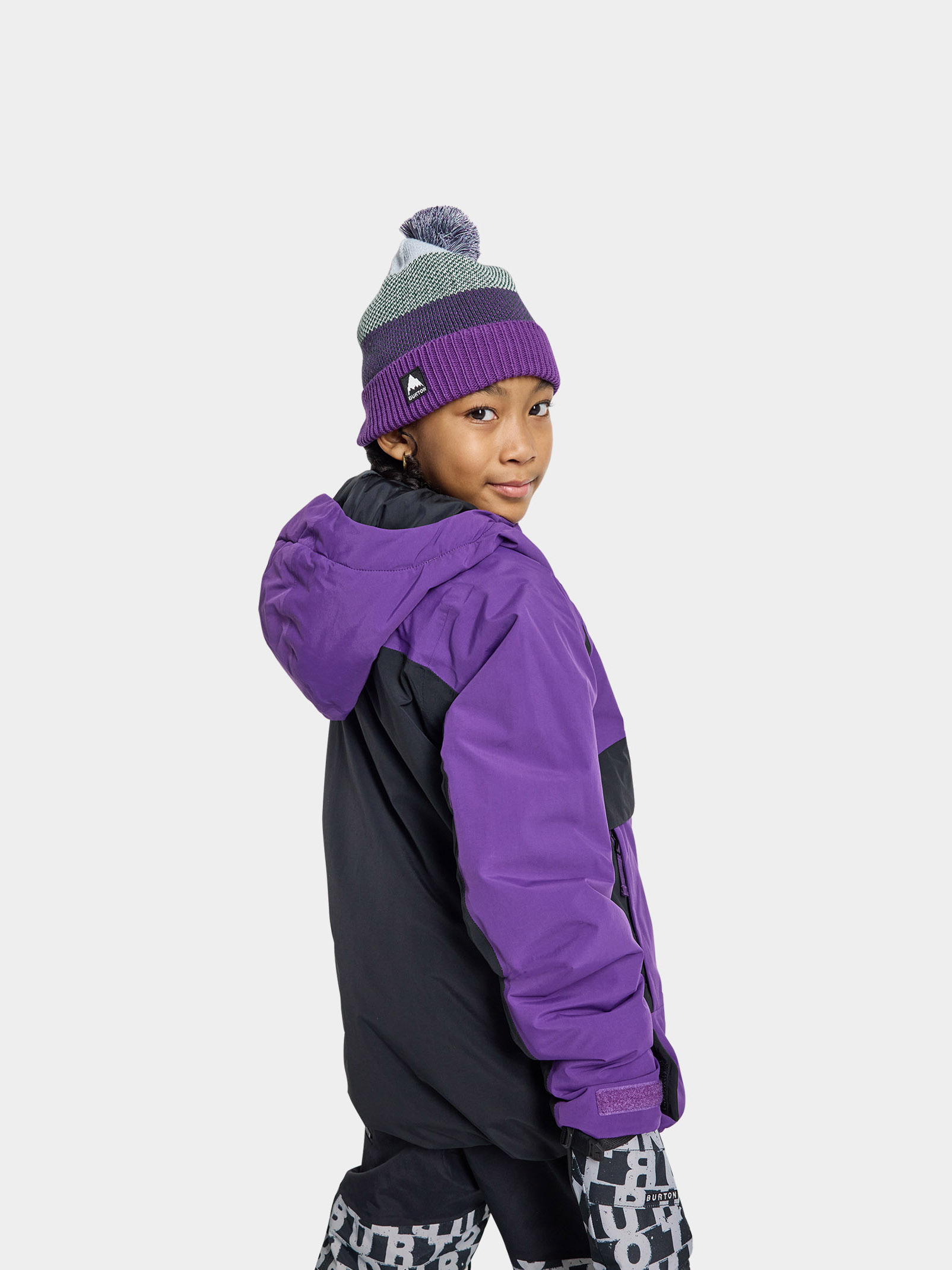 Burton Snowboard jacket Ascutney 2L JR (imperial purple/true black)