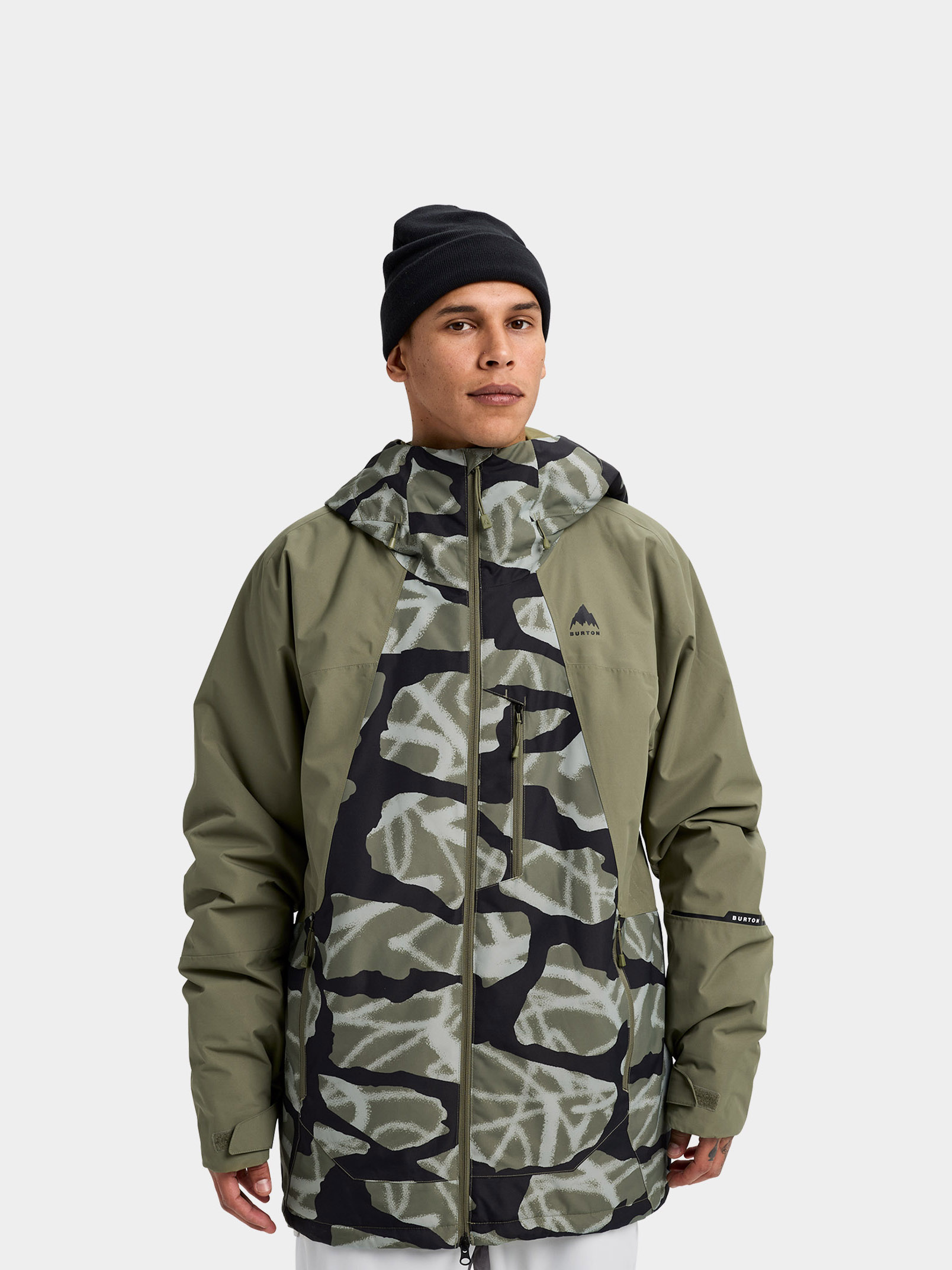 Burton Snowboard jacket Reserve 2L Insulated - green, camo 