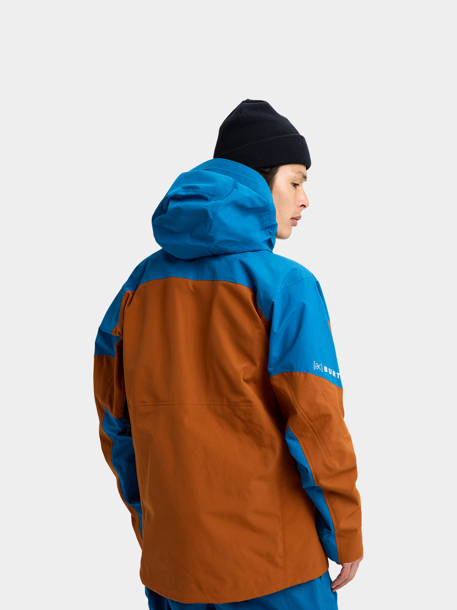 Mens Burton Snowboard jacket Ak Gore Tex Cyclic 2L (chestnut brown/blue teal)