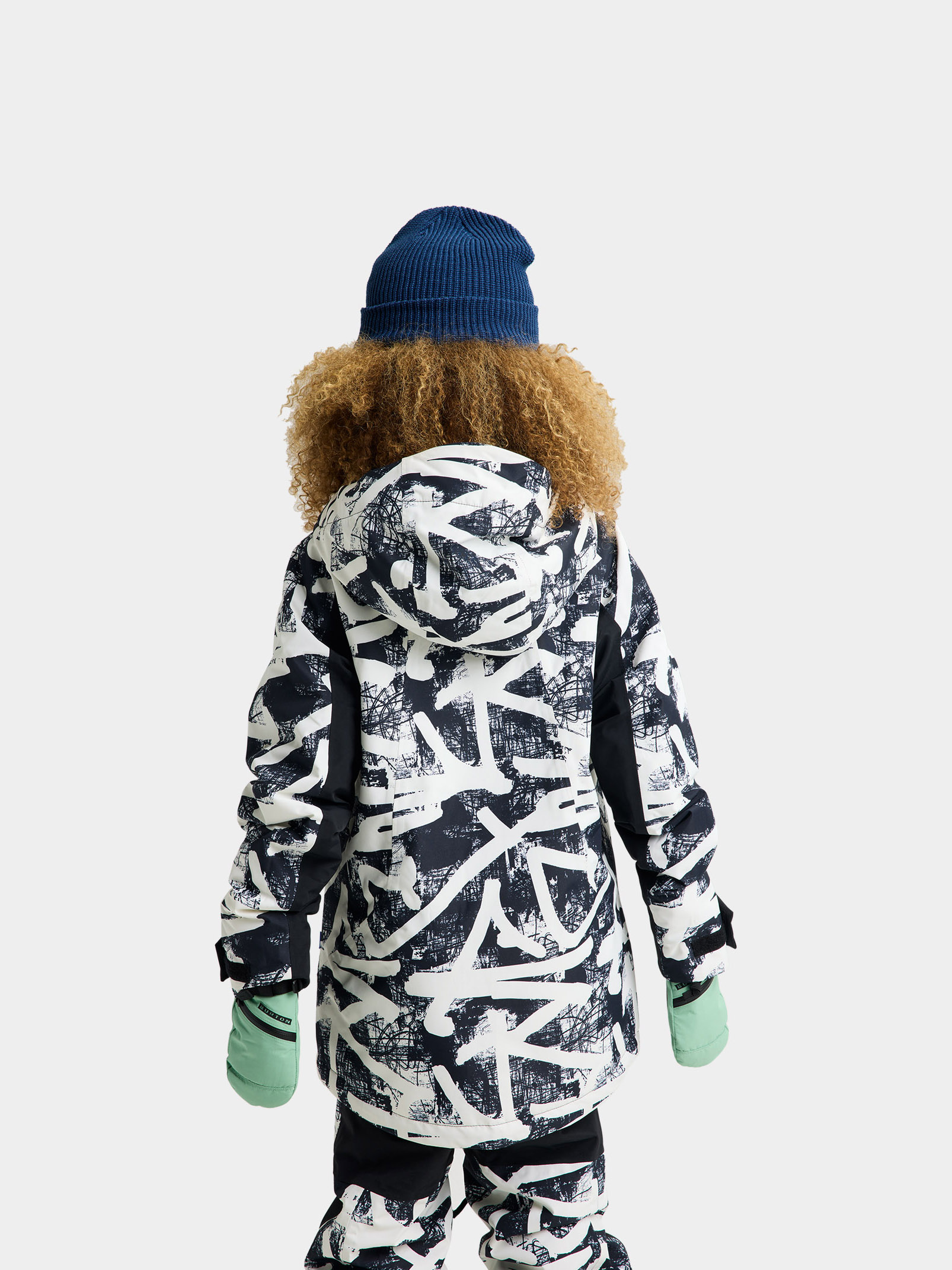 Burton Snowboard jacket Hillslope JR - black (city streets/true black)
