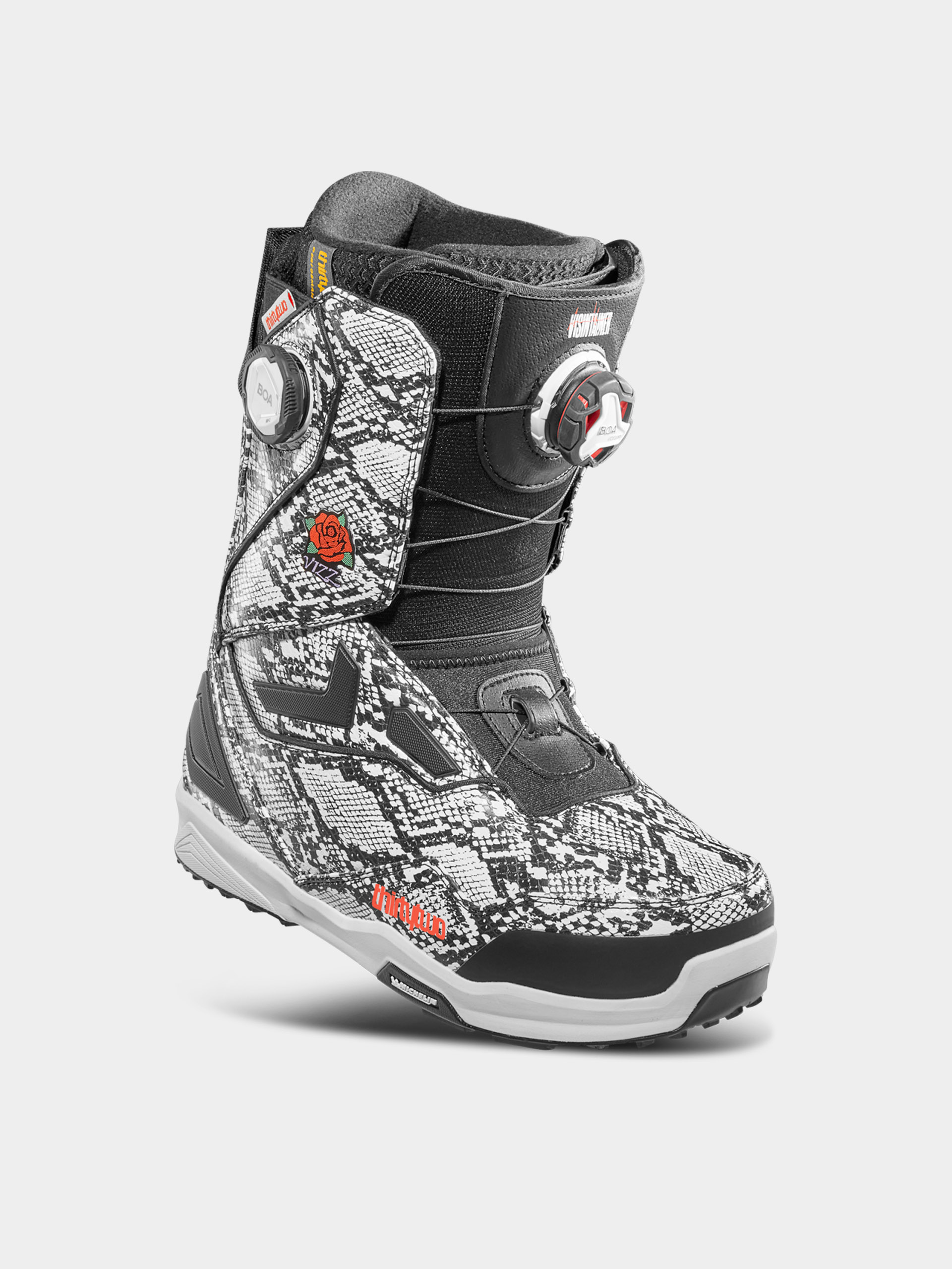 Mens ThirtyTwo Snowboard boots Tm 2 Double Boa Vizz (white/black)