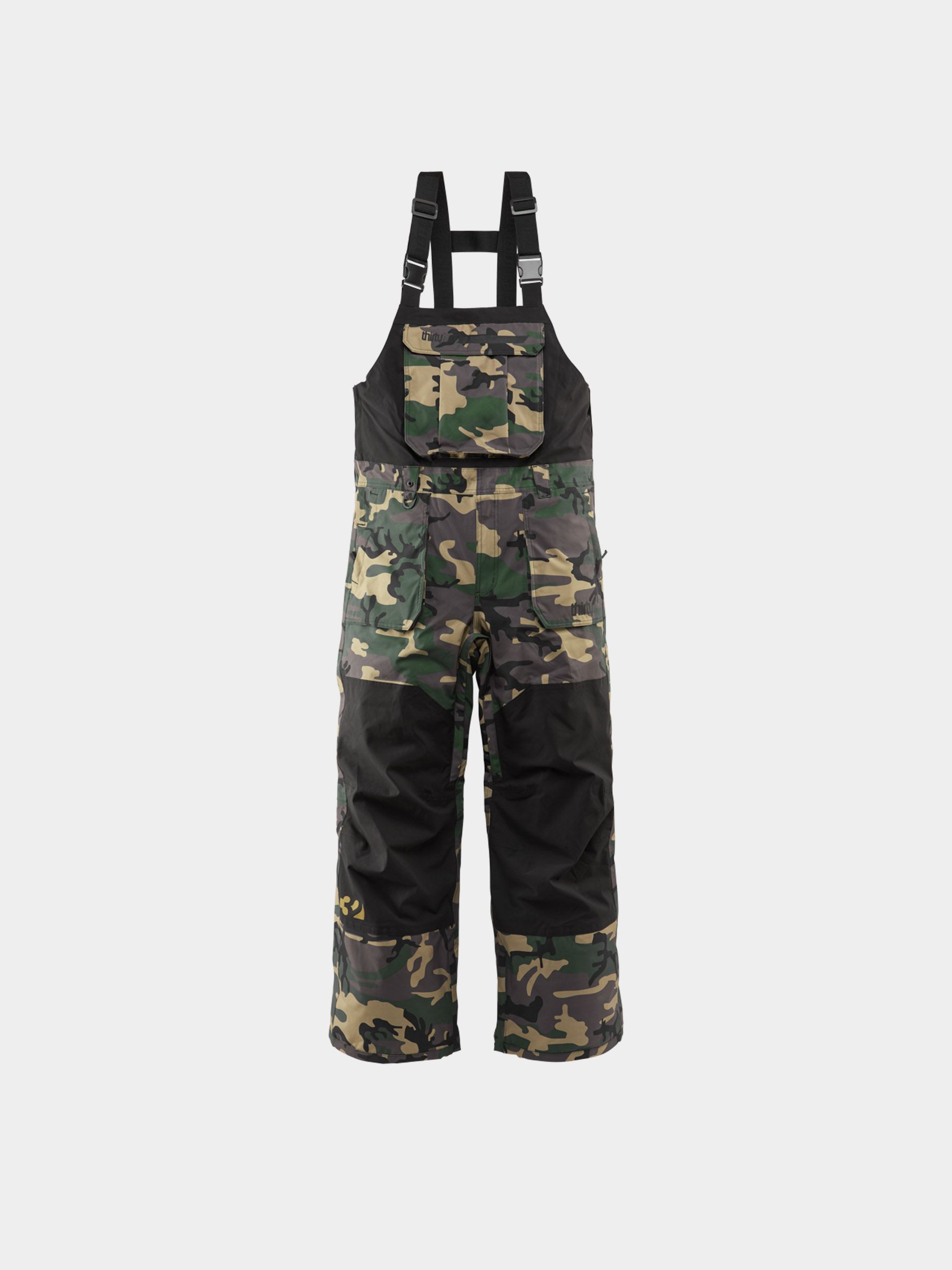 Mens ThirtyTwo Snowboard pants Basement Bib (camo)