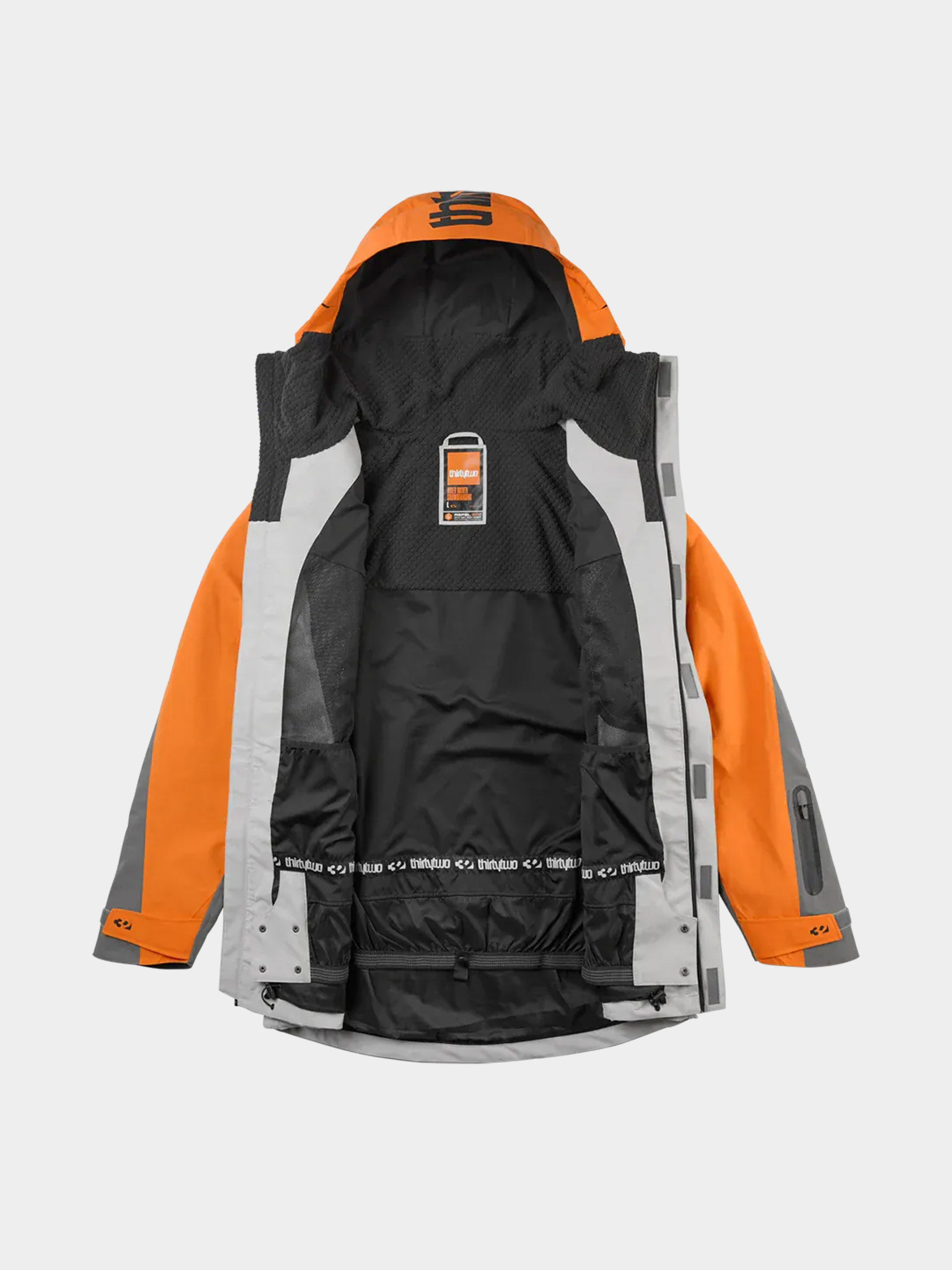 Mens ThirtyTwo Snowboard jacket Deep Creek Parka (orange)