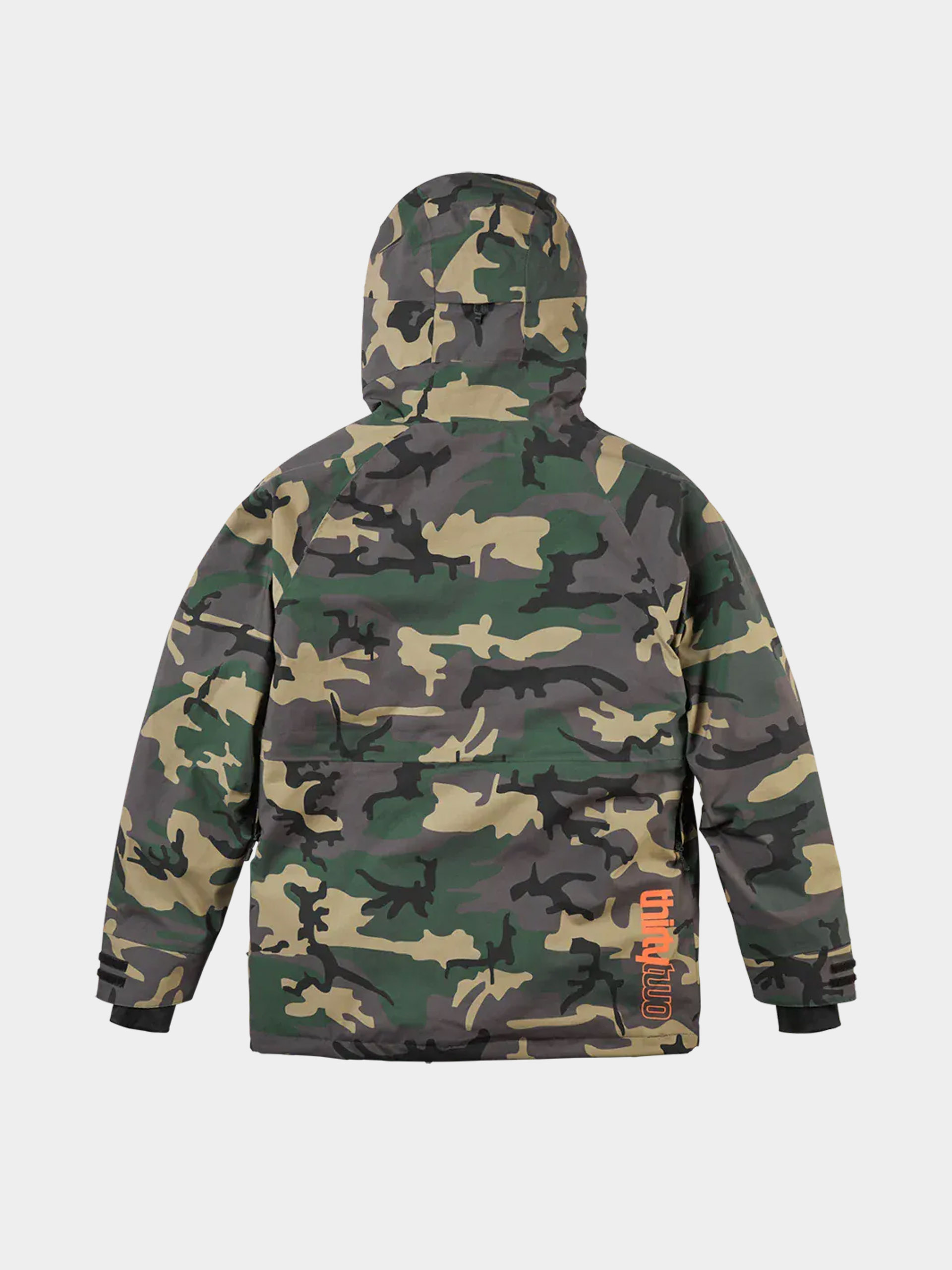 ジャケット・アウター ENGINEER SHORT JACKET TRIVAL CAMO ThirtyTwo Snowboard jacket Tm Recycled - camo (camo)