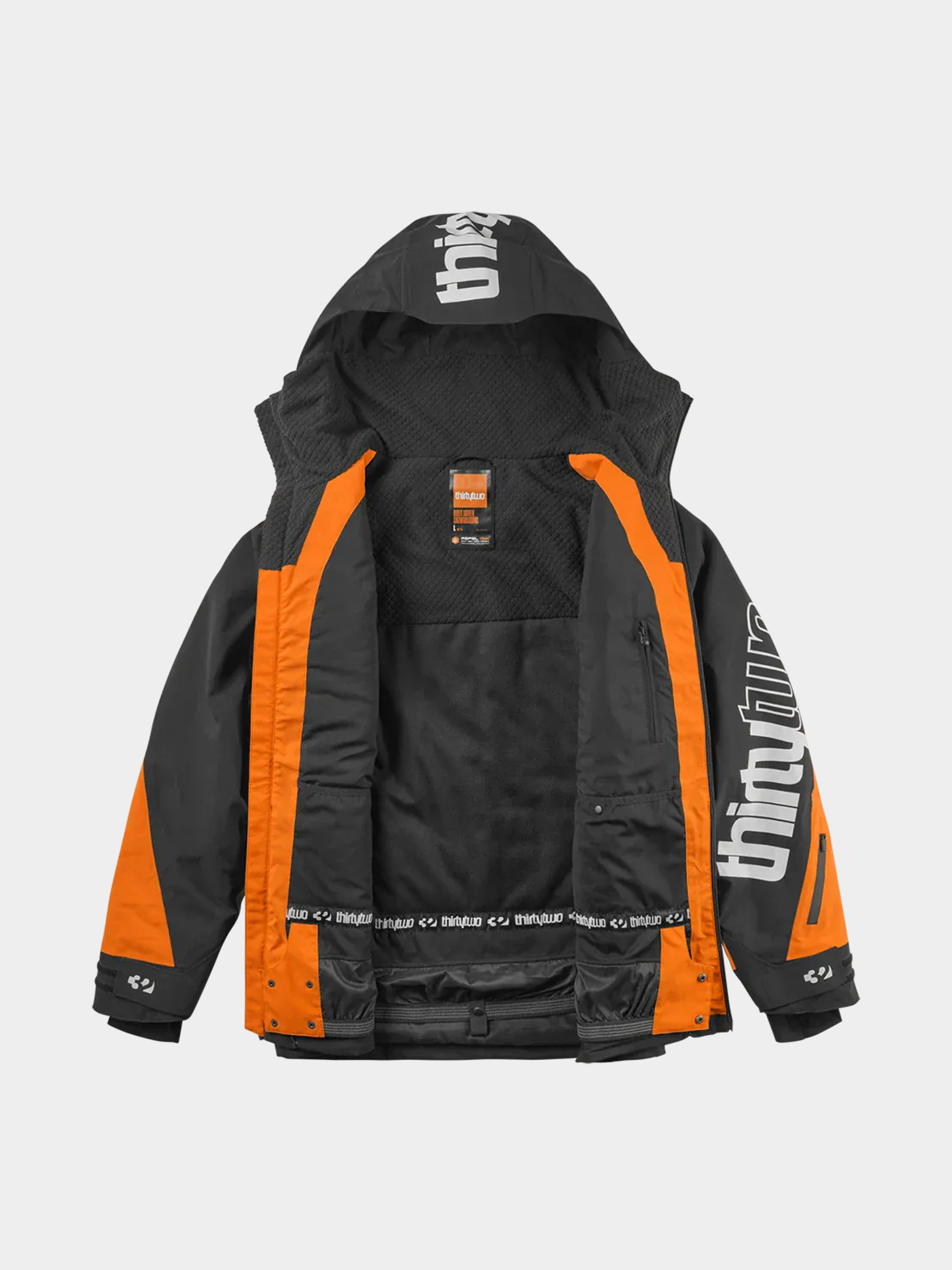 Mens ThirtyTwo Snowboard jacket Lashed Insulated (black/orange)