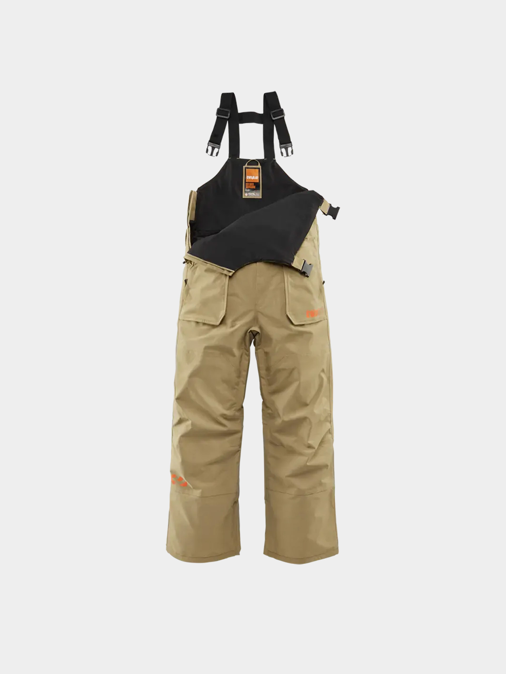 Mens ThirtyTwo Snowboard pants Basement Bib (khaki)