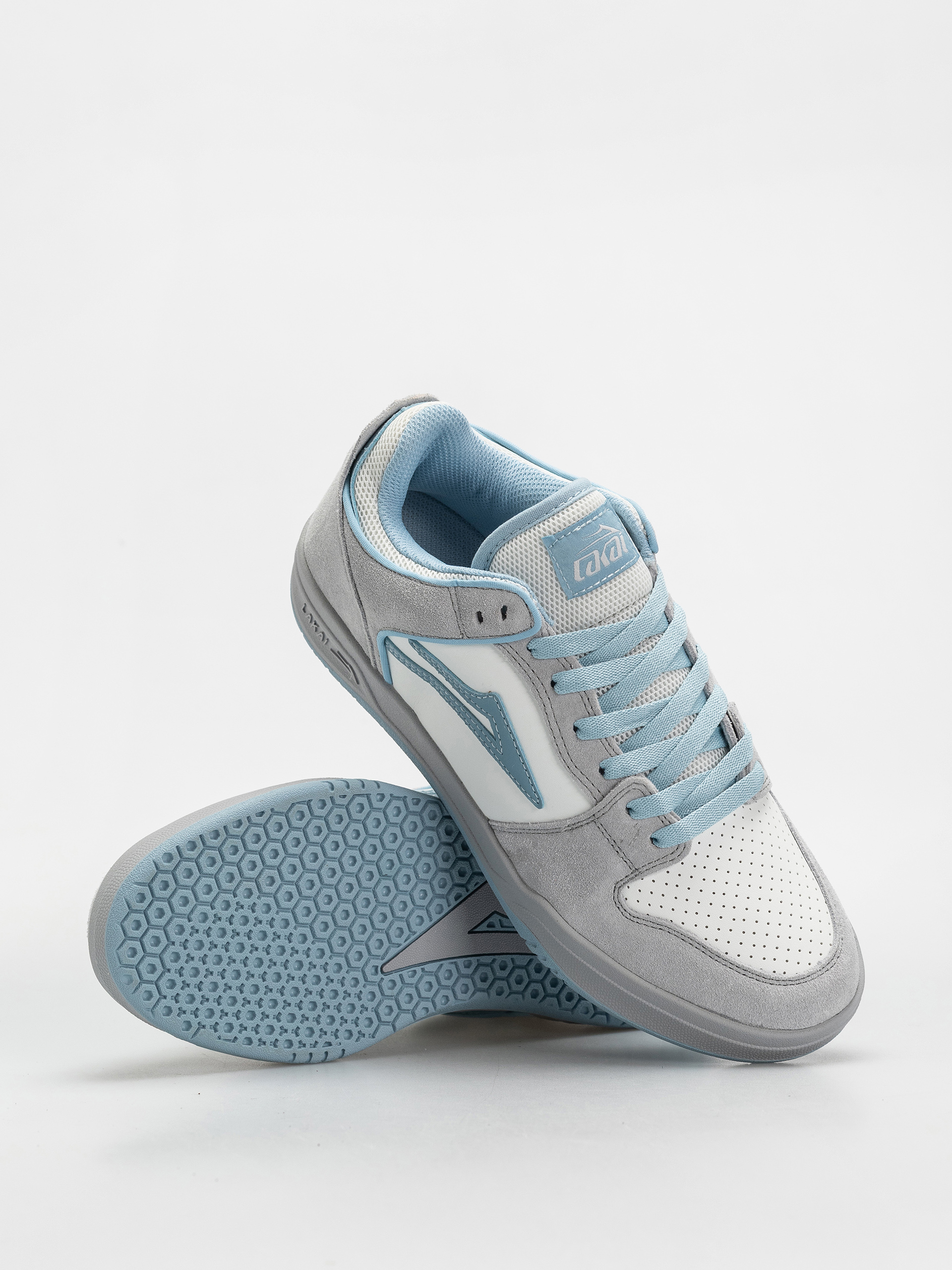 Lakai Shoes Telford Low (grey suede desaturated blue)