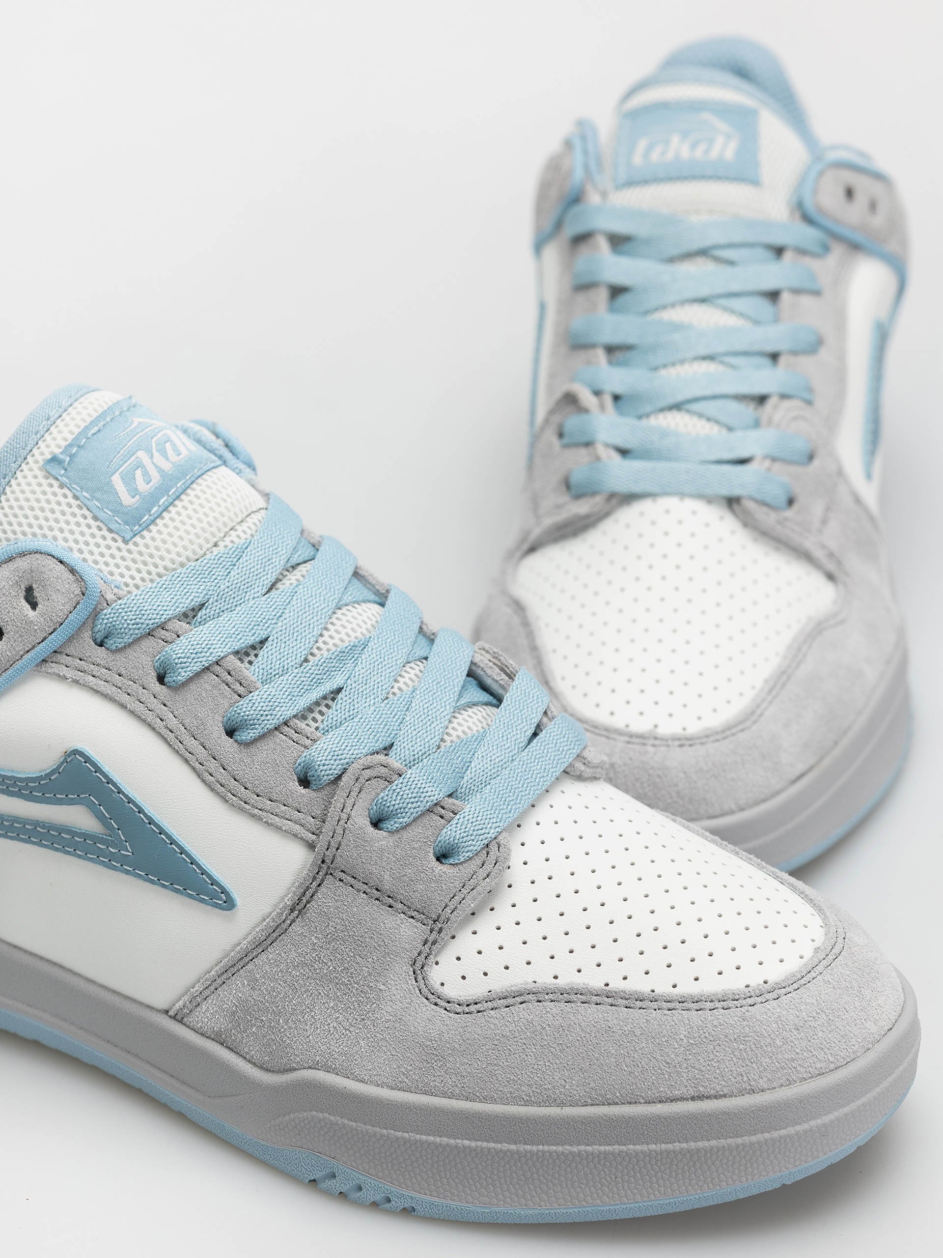 Lakai Schuhe Telford Low (grey suede desaturated blue)