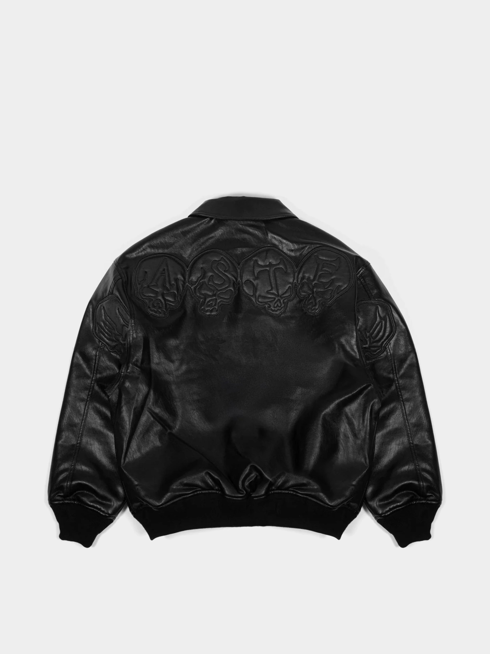 Wasted Paris Jacket Bury Varsity (black)